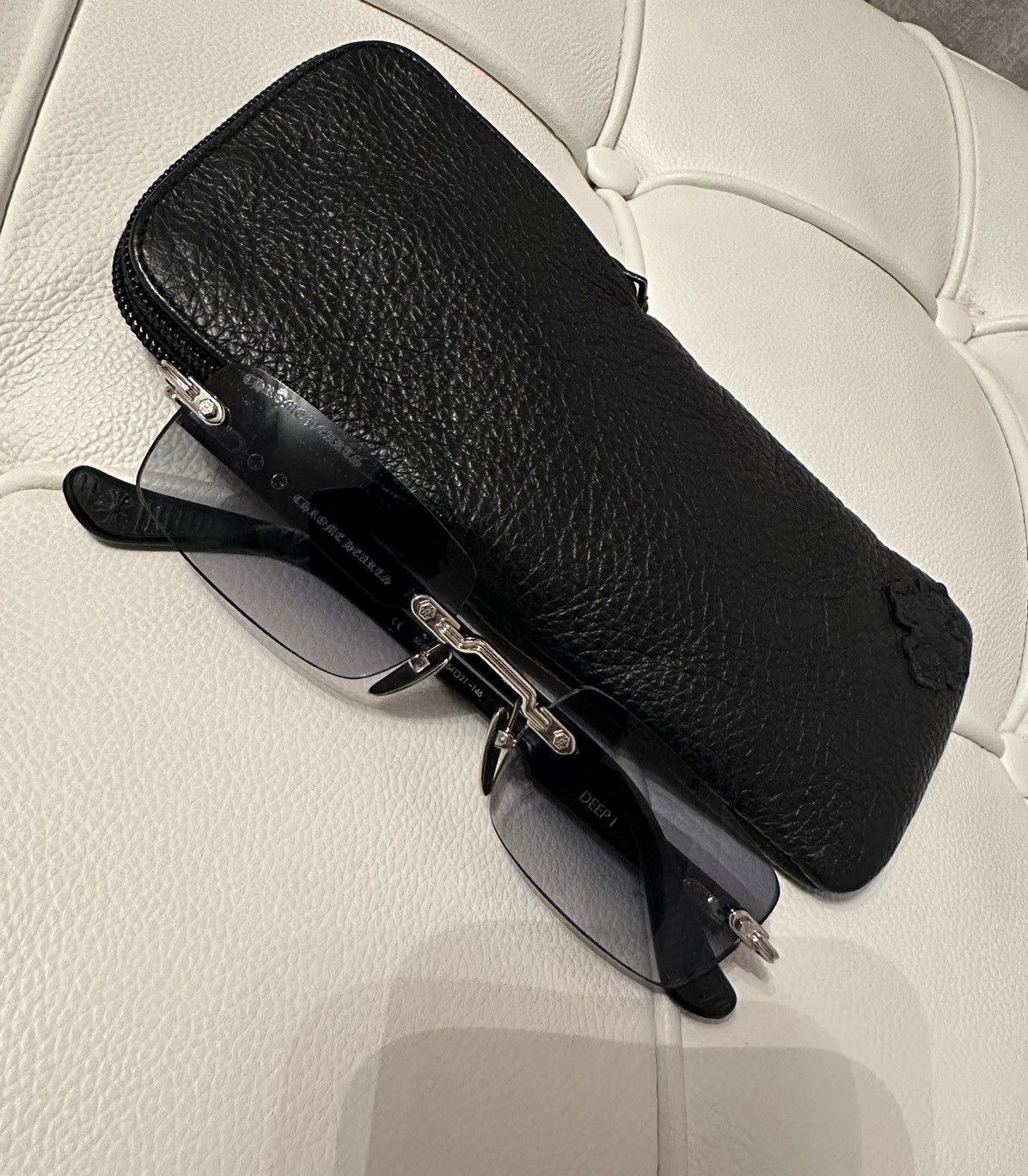 Chrome Hearts Chrome Hearts Deep I Sunglasses Size ONE SIZE - 1 Thumbnail