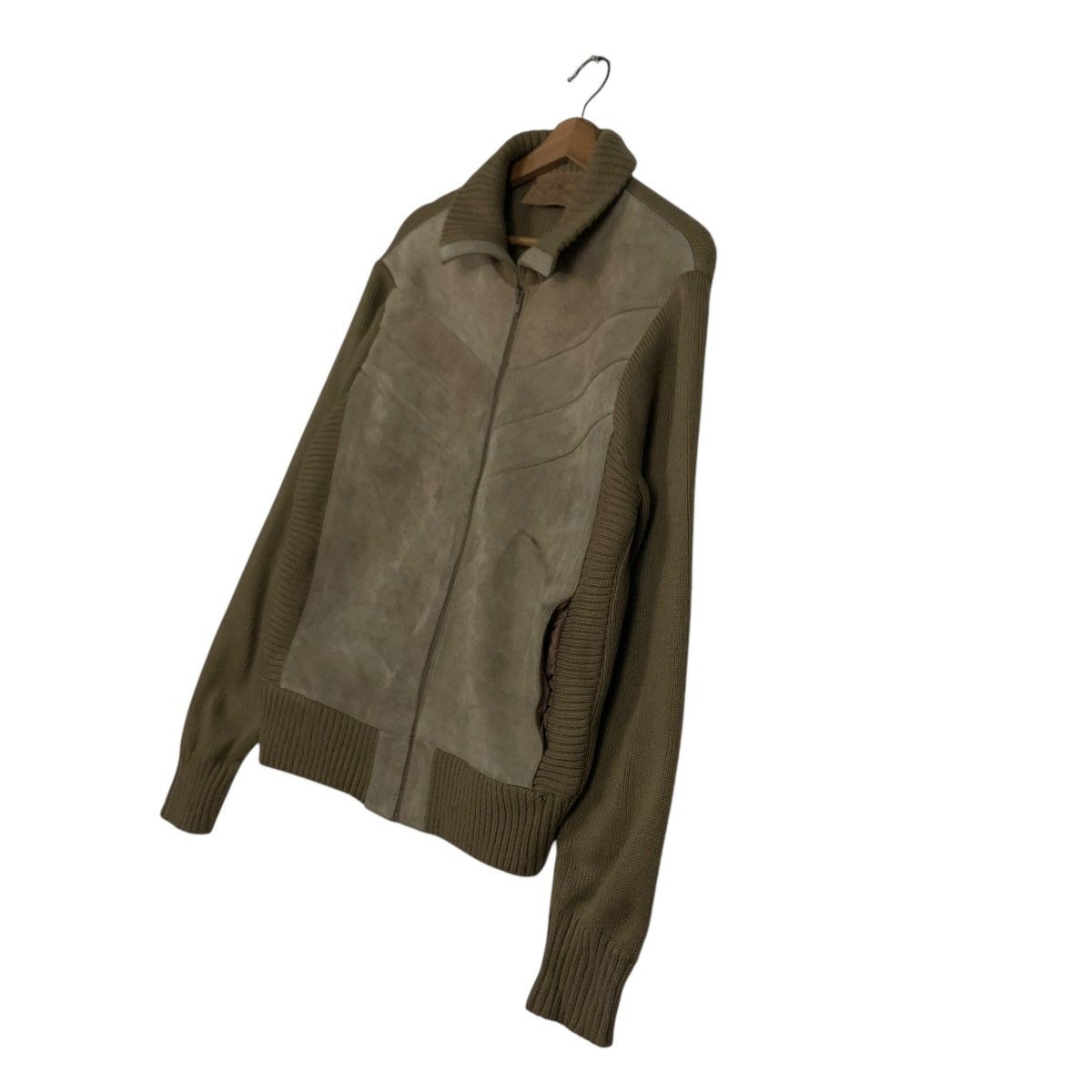 Japanese Brand 🔥VINTAGE LEATHER JACKET BIKER LANDMARK ISSEY MIYAKE Size US L / EU 52-54 / 3 - 3 Thumbnail