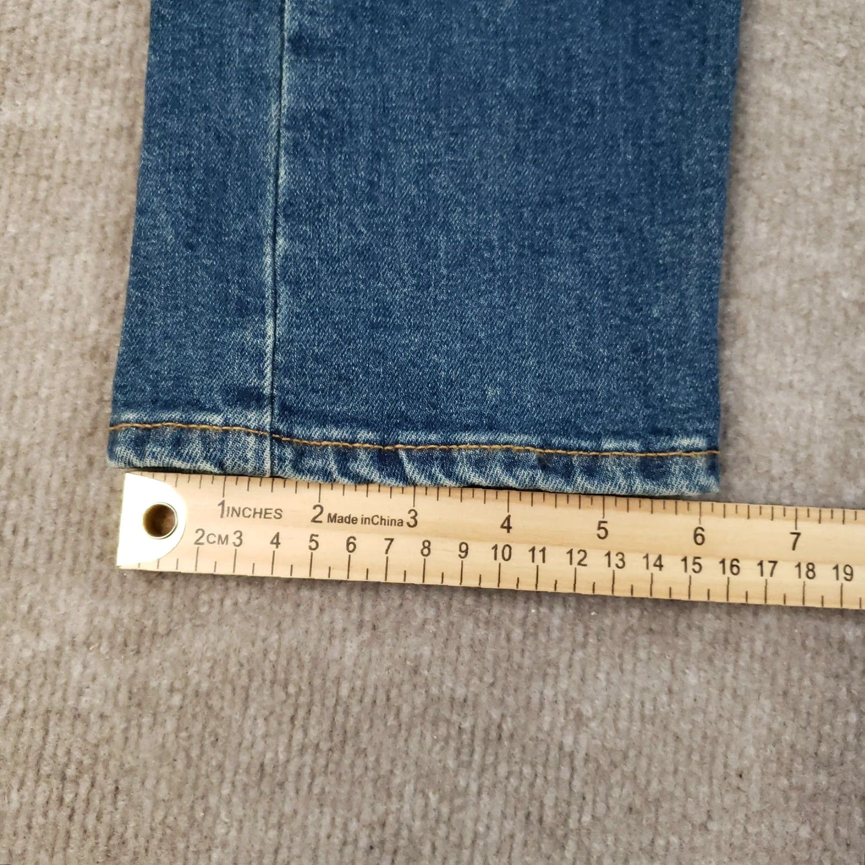 Lucky Brand VINTAGE Lucky Brand Jeans Mens 31x32 Slim Fit Blue Denim Casual Stretch 90s Mens Size US 31 - 4 Thumbnail