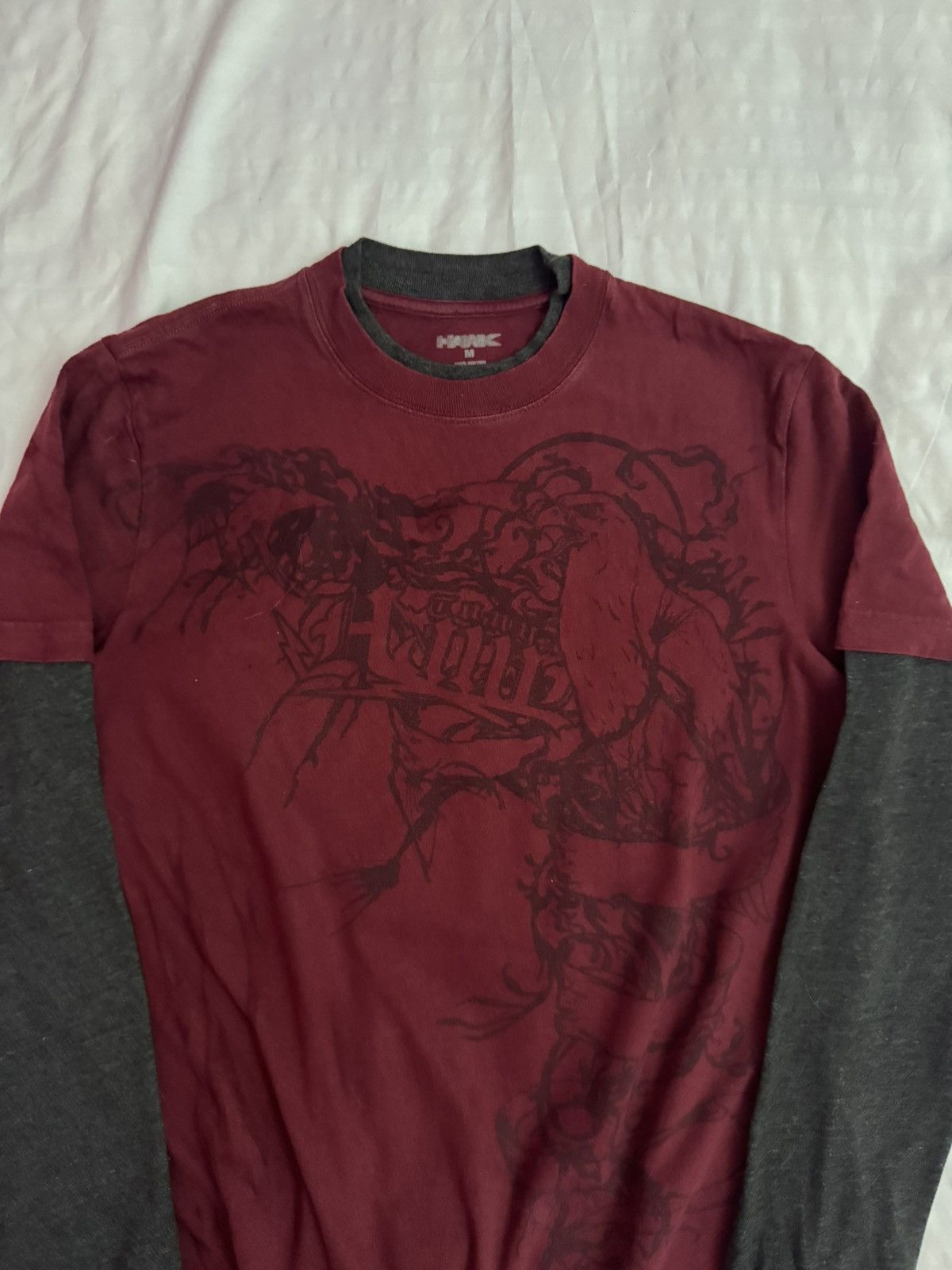 Tony Hawk 2000s Tony Hawk Skateboard Long Sleeve Double Layer Tees Size US M / EU 48-50 / 2 - 2 Thumbnail