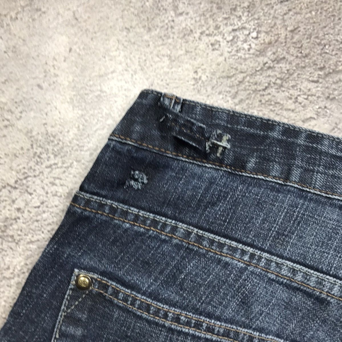 Vintage Vintage Y2K Baggy Distressed Flared Jeans Grunge Skater 30 Size US 30 / EU 46 - 6 Thumbnail