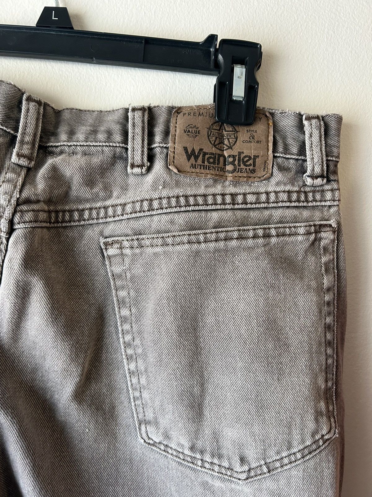Vintage Vintage 90s Faded Wrangler Brown Jeans Size US 34 / EU 50 - 7 Thumbnail