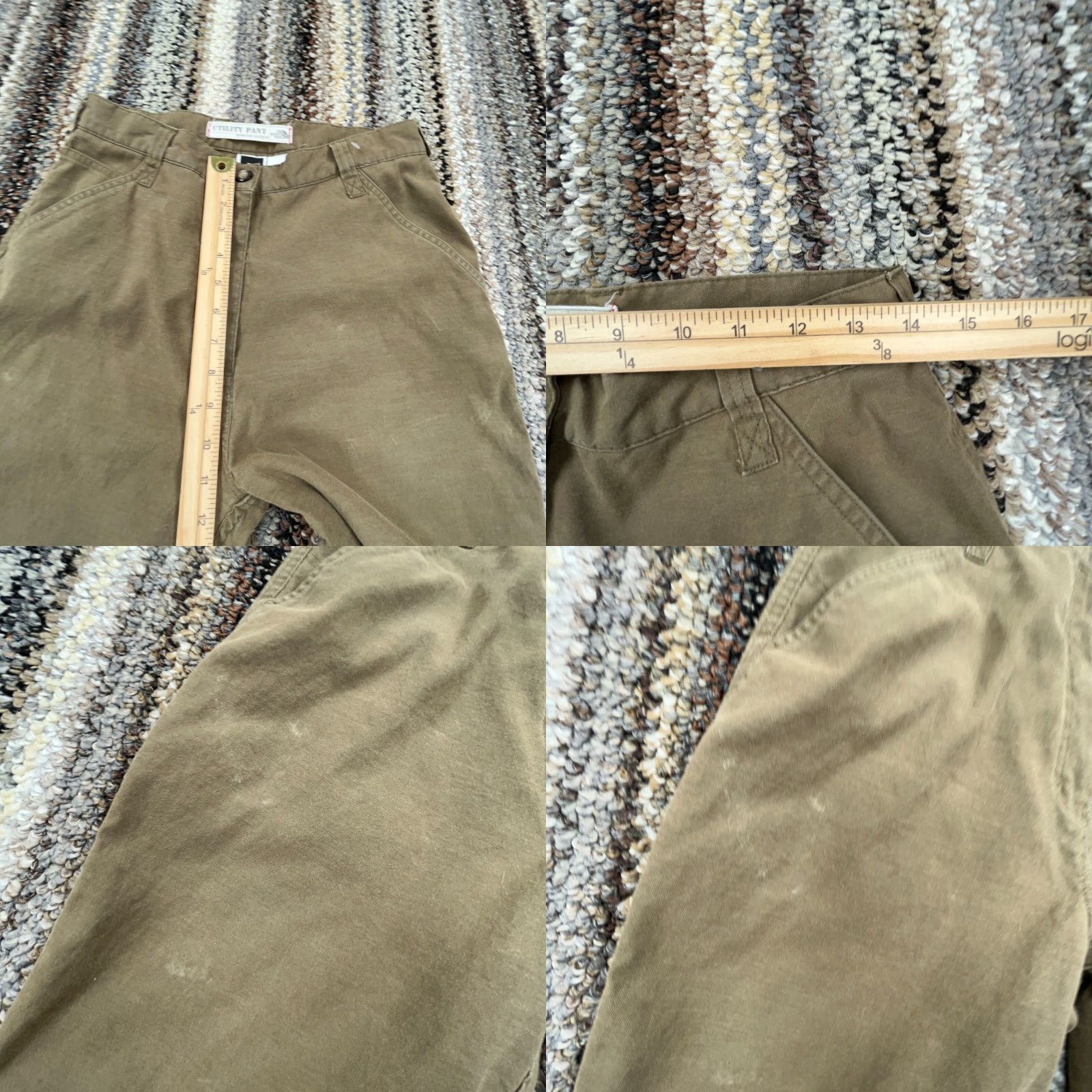The North Face The North Face Pants Women 12 Green Khakis Outdoor Utility Pocket Pockets Straight Regular Rise Mid 30 In Inseam Cotton Twill Size 34" / US 12 / IT 48 - 8 Thumbnail