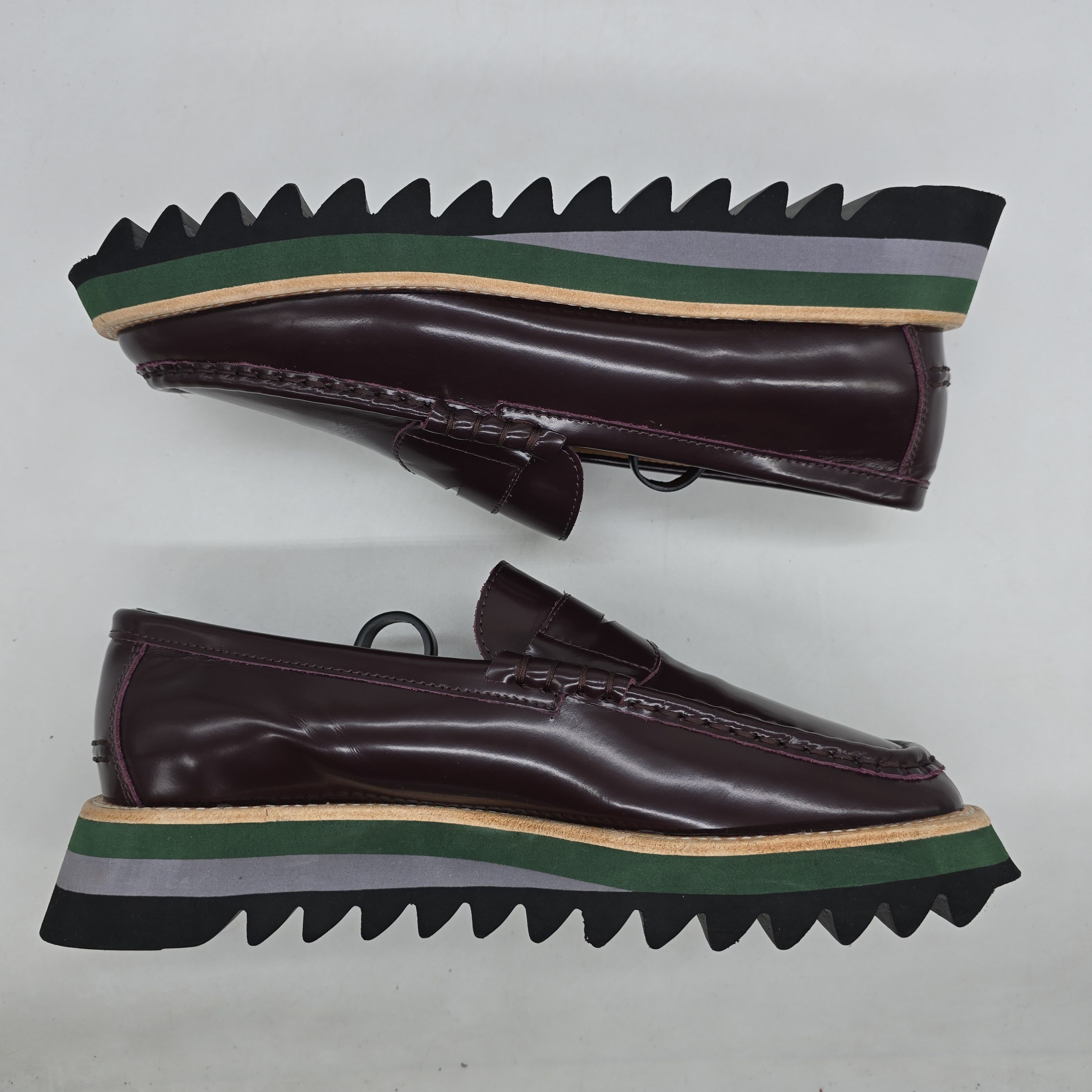 Kolor Kolor Beacon - Bordeaux Loafers Size US 8 / EU 41 - 5 Thumbnail