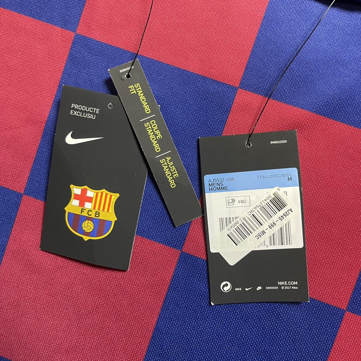 Nike × Vintage NWT BARCELONA NIKE 2019/2020 FOOTBALL HOME JERSEY #10 MESSI Size US M / EU 48-50 / 2 - 9 Thumbnail