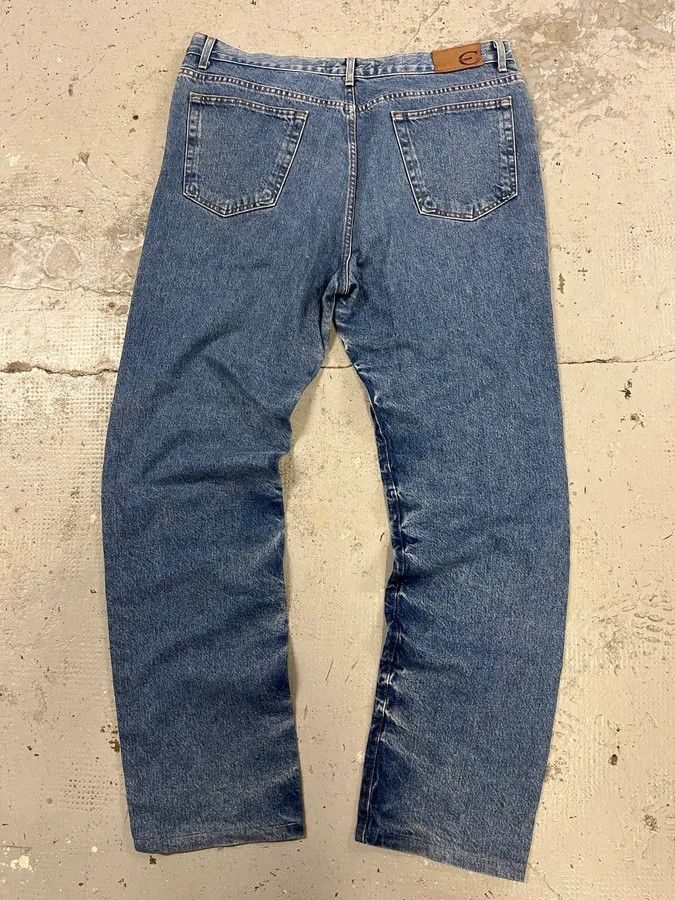 Just Cavalli 2000s Cavalli Blue Denim Faded Jeans Size US 34 / EU 50 - 7 Thumbnail