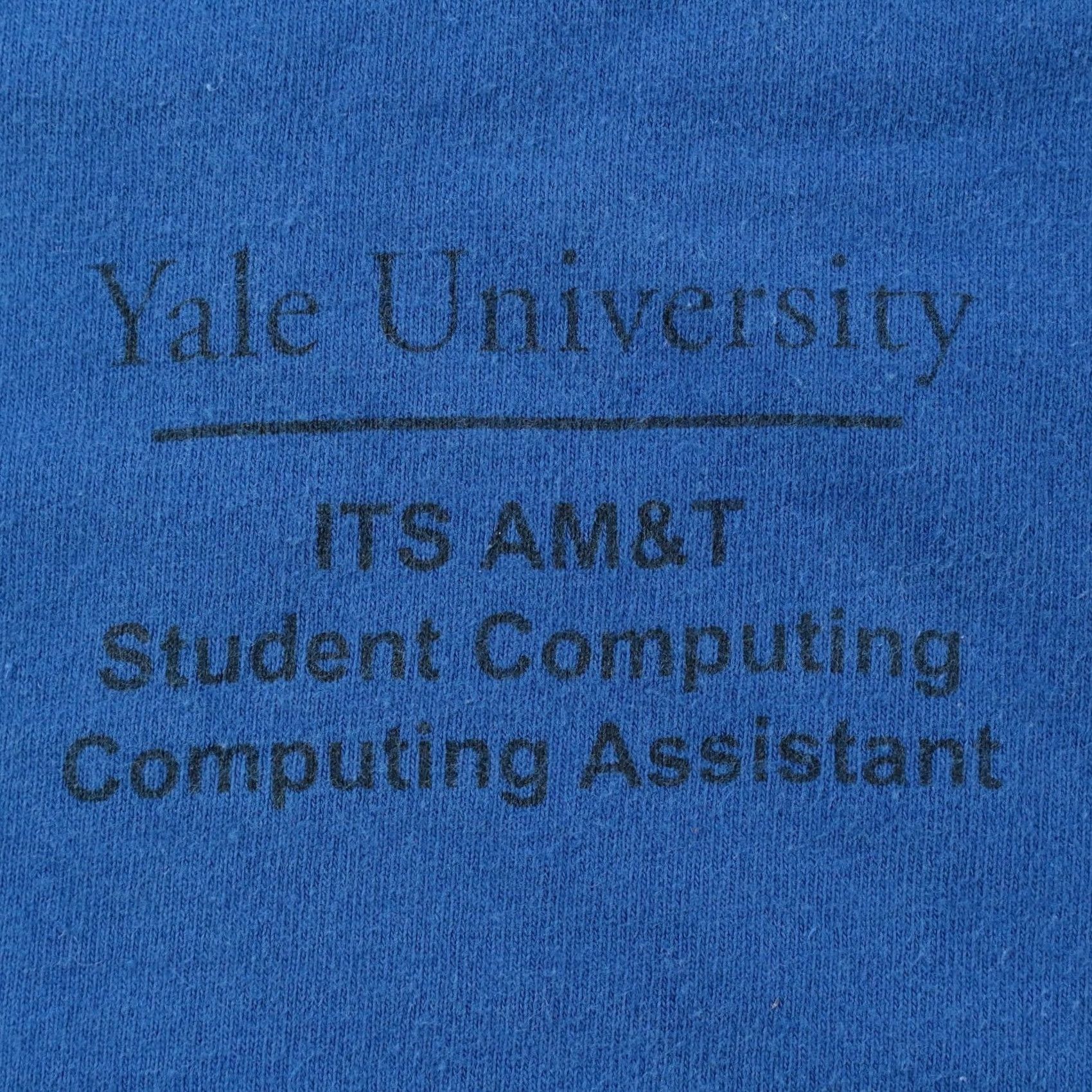 Fruit Of The Loom vtg Yale University Student Computer Services IT Services t-shirt LARGE y2k Size US L / EU 52-54 / 3 - 3 Thumbnail
