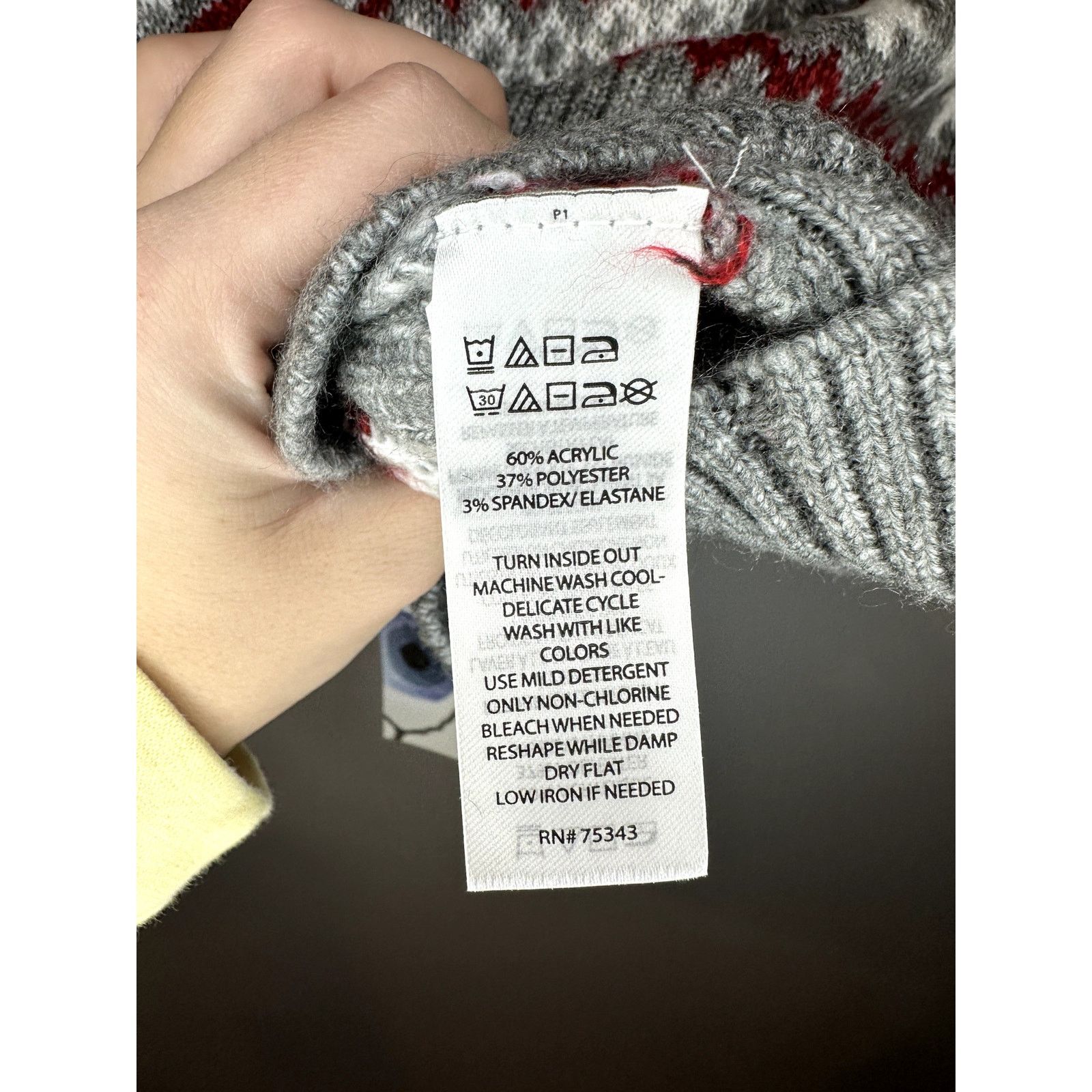Other NWT London Kaye Fairs Isle Cropped Sweater Vest Gray XS Size XS / US 0-2 / IT 36-38 - 5 Thumbnail