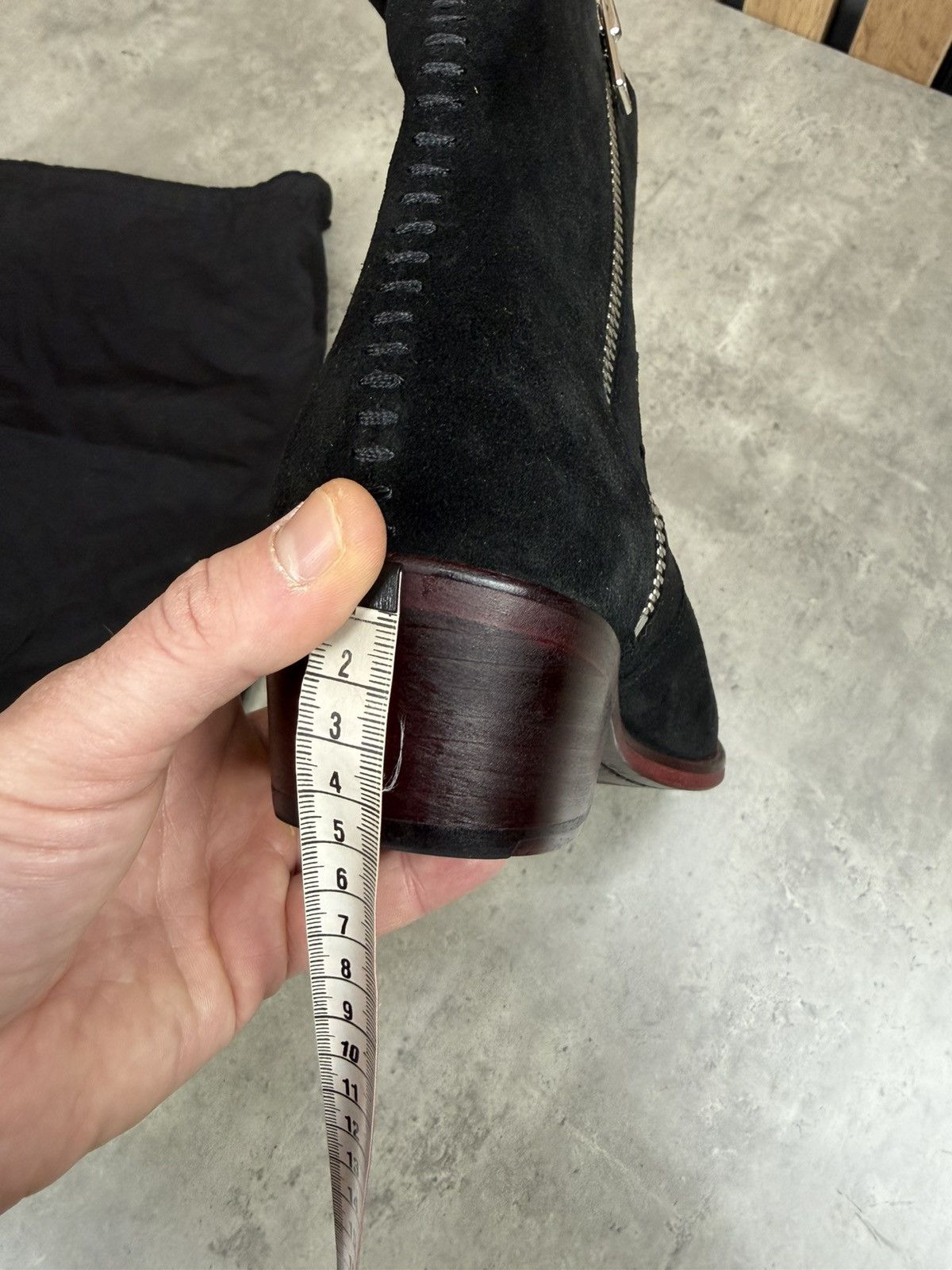 Zadig & Voltaire Zadig & Voltaire Black Western Suede Ankle Boots Size 39 Size US 9 / IT 39 - 12 Thumbnail