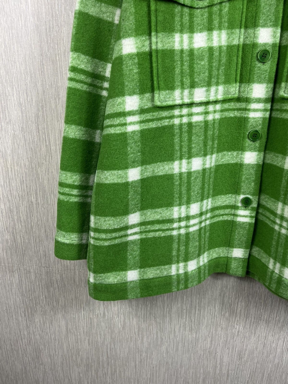 Arket × Designer Arket wool checked overshirt jacket heavy shirt Size US L / EU 52-54 / 3 - 7 Thumbnail