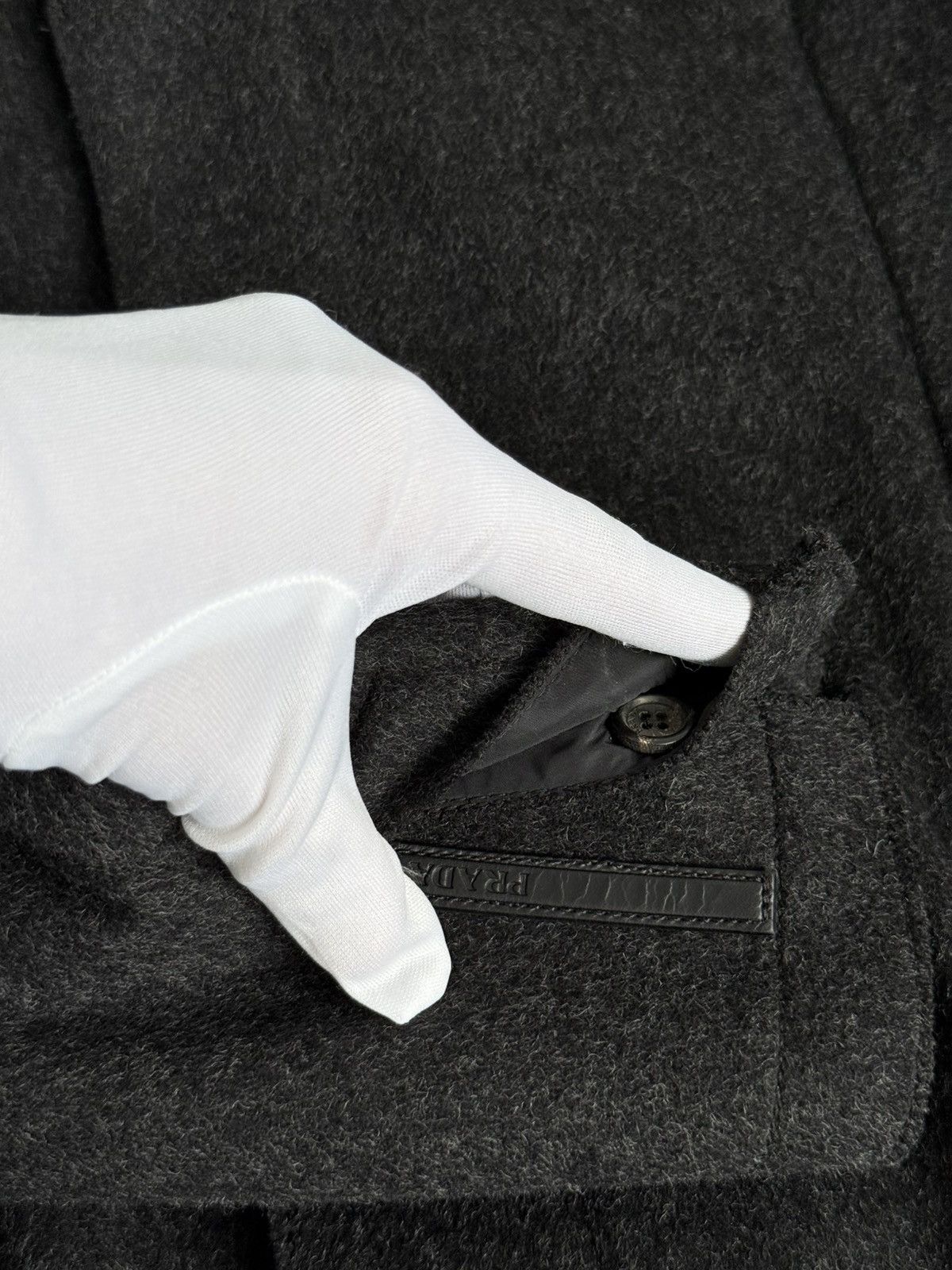 Prada Prada Mens Luxury Rare Wool Coat Trench Jacket Size US M / EU 48-50 / 2 - 10 Thumbnail