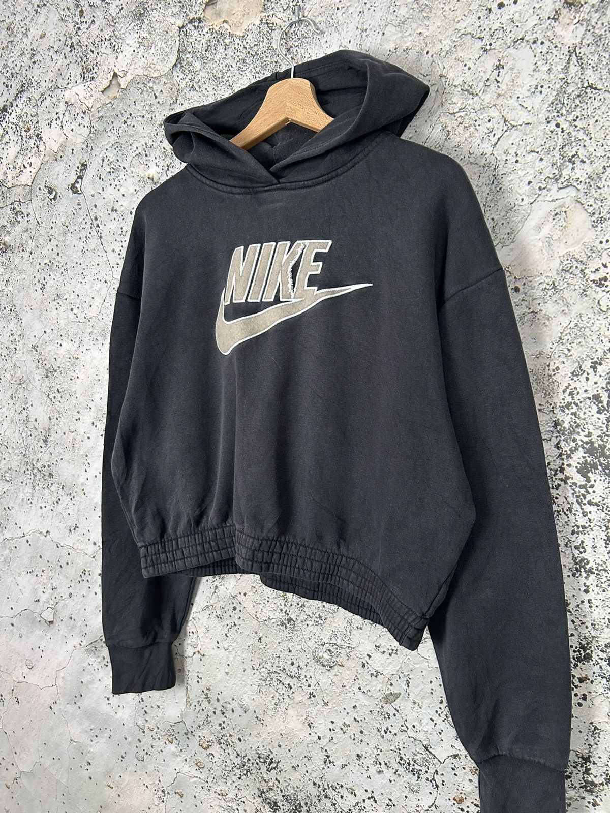 Nike Nike Boxy Hoodie Sweatshirt Logo Spellout Swoosh Size US S / EU 44-46 / 1 - 2 Thumbnail