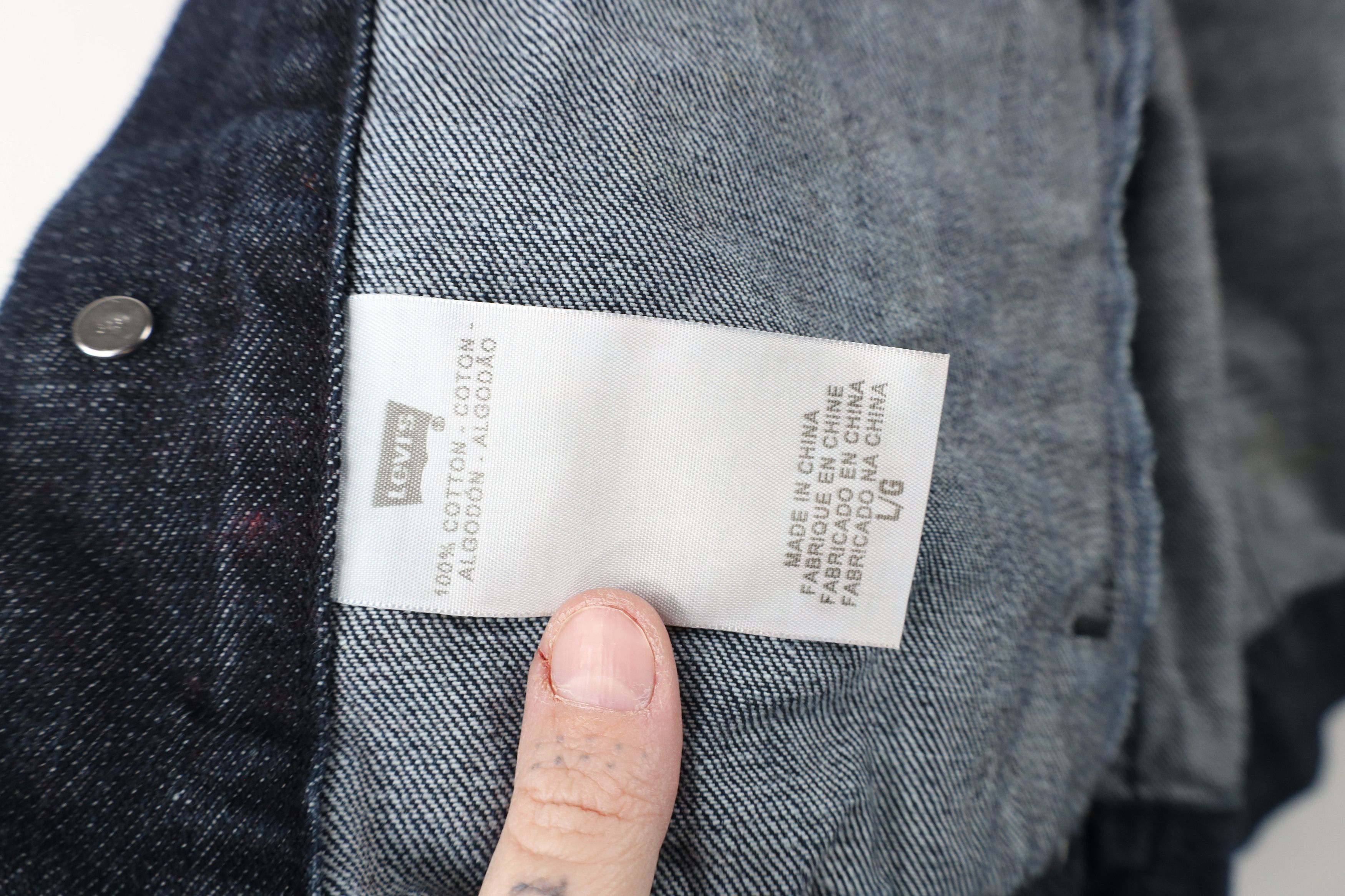 Levi's × Vintage Vintage Y2K Levis Denim Jean Trucker Jacket Indigo Cotton Size L / US 10 / IT 46 - 11 Thumbnail