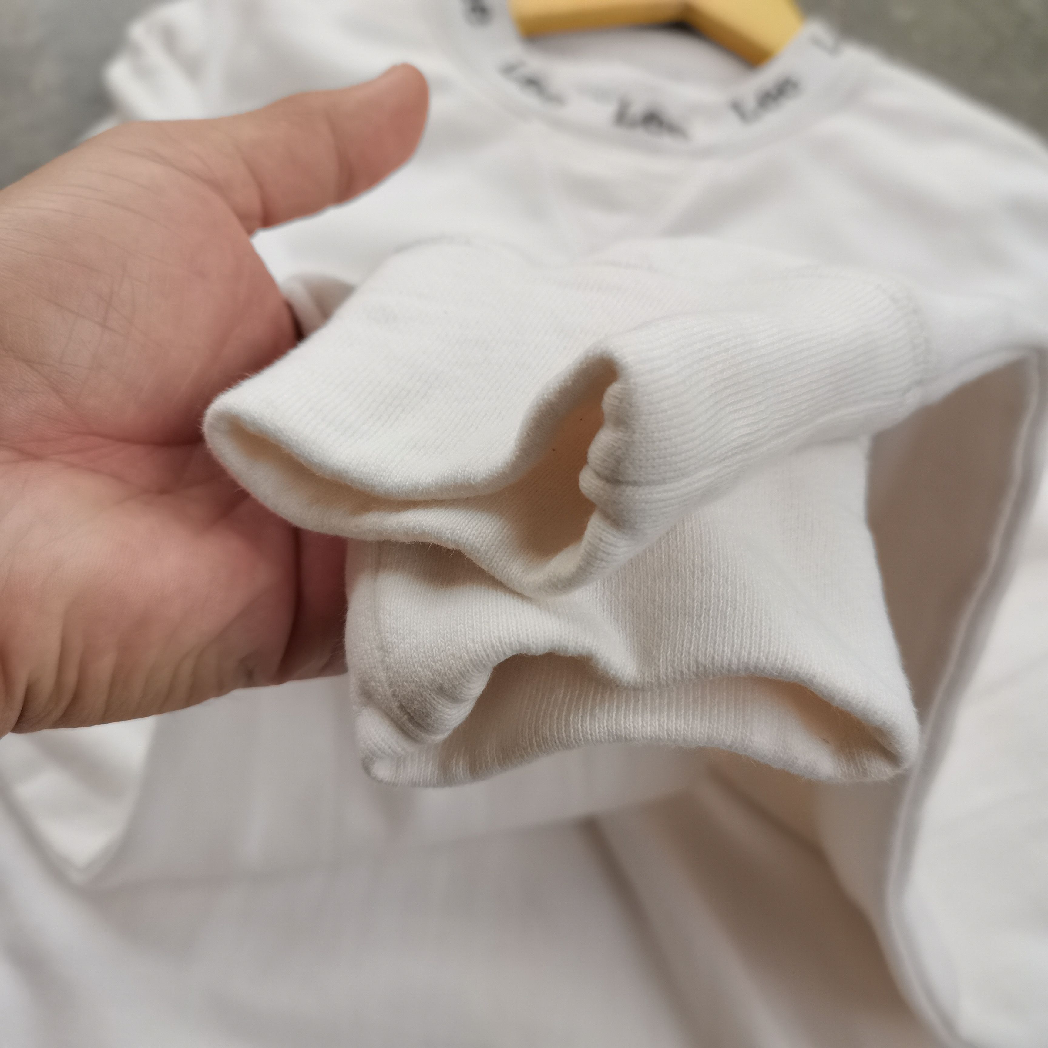 Lee × Vintage Vintage 90s LEE Sportwear Union Made White Sweatshirt Size US L / EU 52-54 / 3 - 10 Thumbnail