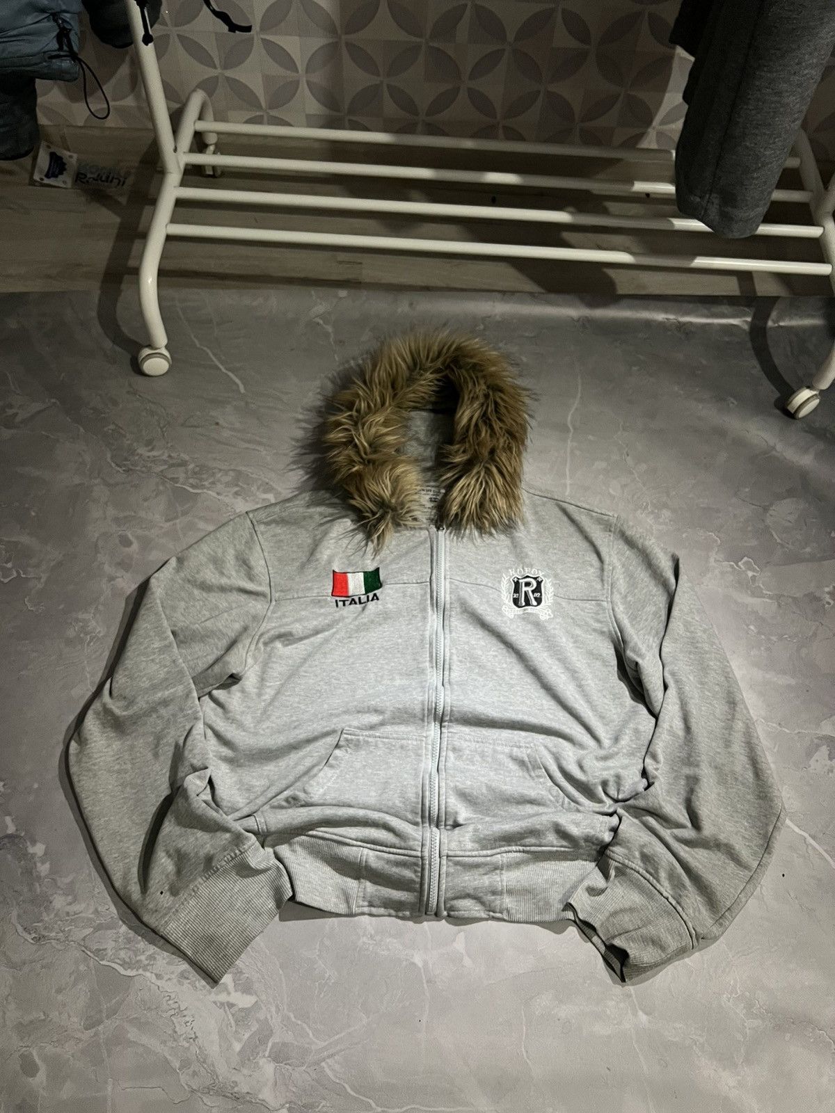 Japanese Brand Minimalist Streetwear Hoodie / Archive Glam Y2K / Swag Gray Size US XXL / EU 58 / 5 - 2 Thumbnail