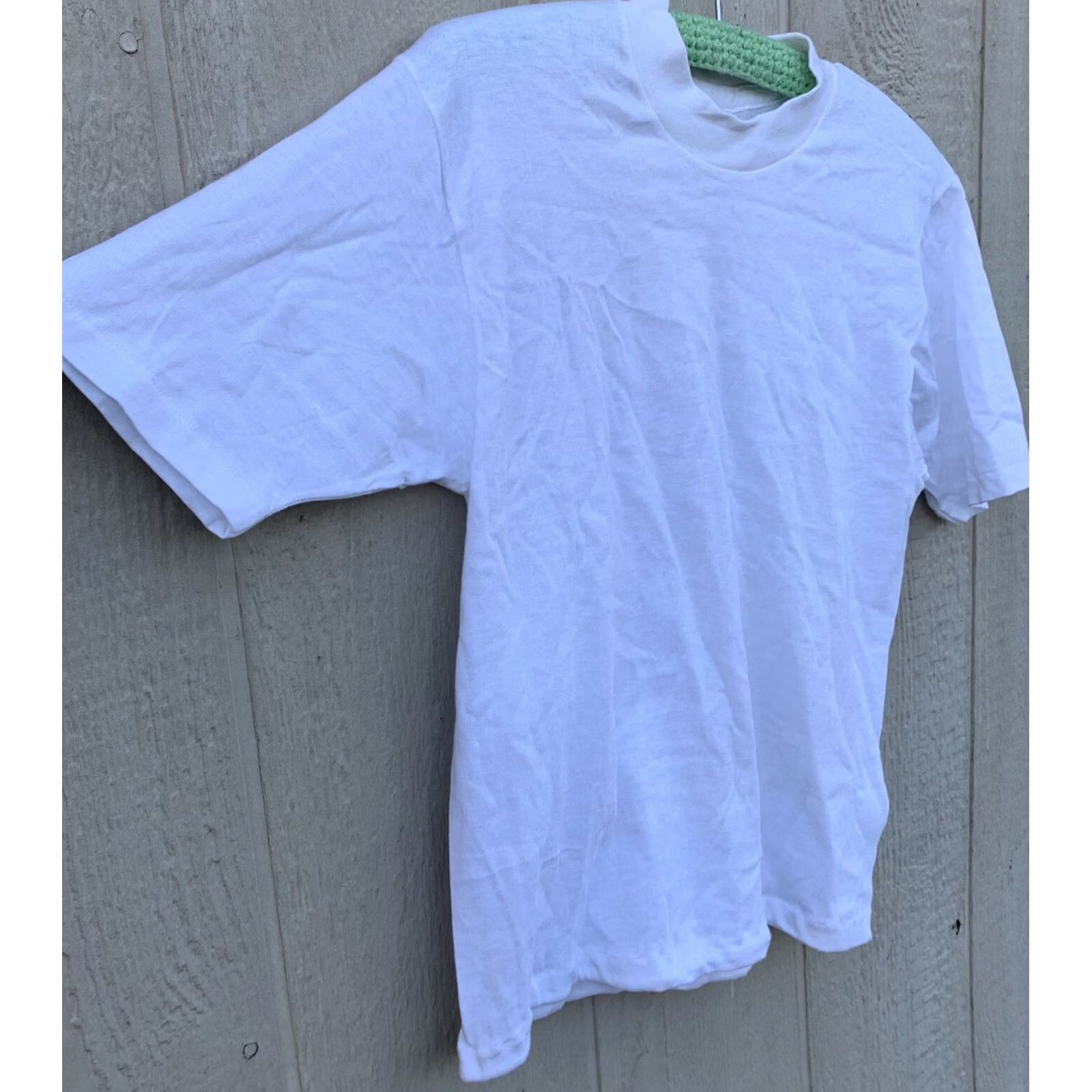 Jockey VINTAGE Jockey Shirt Mens T-Shirt White Crew Neck Short Sleeve Size M 38 40 Life BO SUN Single Stitch Size US M / EU 48-50 / 2 - 5 Thumbnail