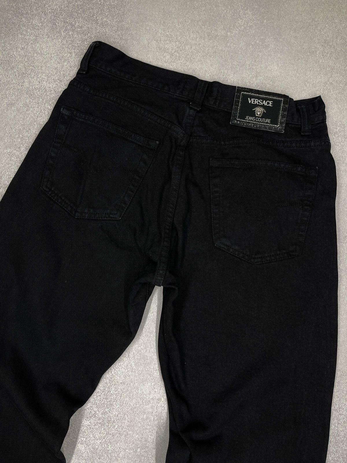 Versace Jeans Couture Vintage Versace Jeans Couture Denim Black Made in Italy m Size US 32 / EU 48 - 3 Thumbnail