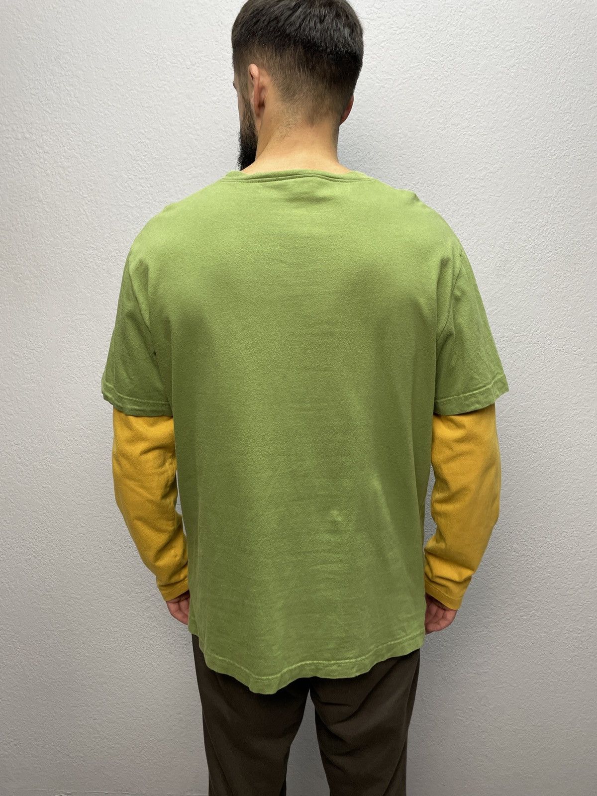 Japanese Brand Vintage y2k Okinawa Dragon Graphic Layered Longsleeve Tee Size US L / EU 52-54 / 3 - 11 Thumbnail