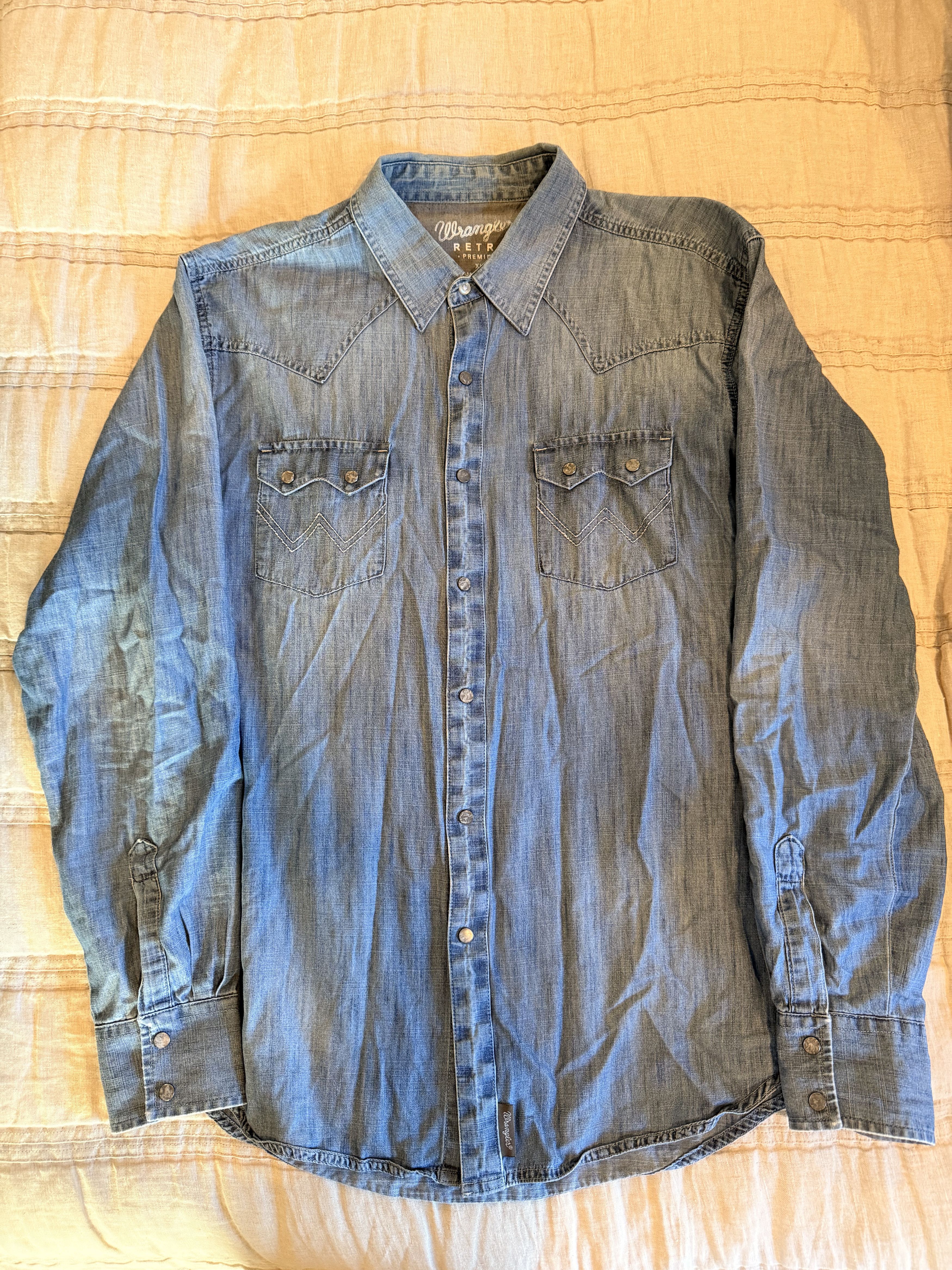 Wrangler Wrangler Retro Western Denim Size US XL / EU 56 / 4 - 1 Thumbnail