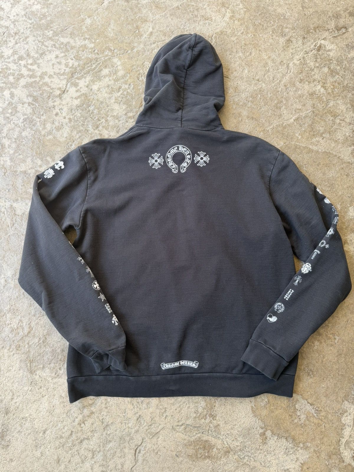 Chrome Hearts CH Multi Logo Hooded Pullover Size US L / EU 52-54 / 3 - 6 Thumbnail