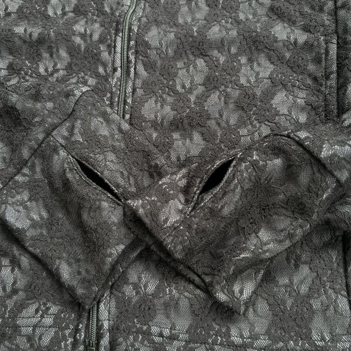 Undercover 2000s Japanese Gothic Style Mesh Corchet Layered Zip Hoodie Size US M / EU 48-50 / 2 - 5 Thumbnail