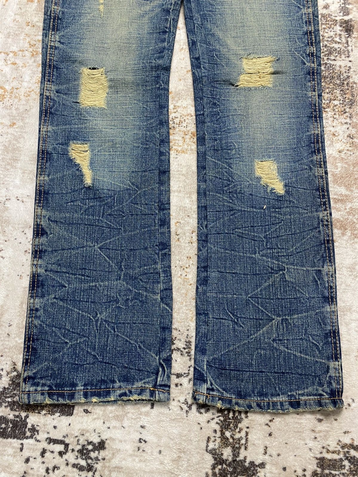 Hysteric Glamour Rare💥Rusty Crack Red PepperxPeace Jeans Size US 30 / EU 46 - 2 Thumbnail