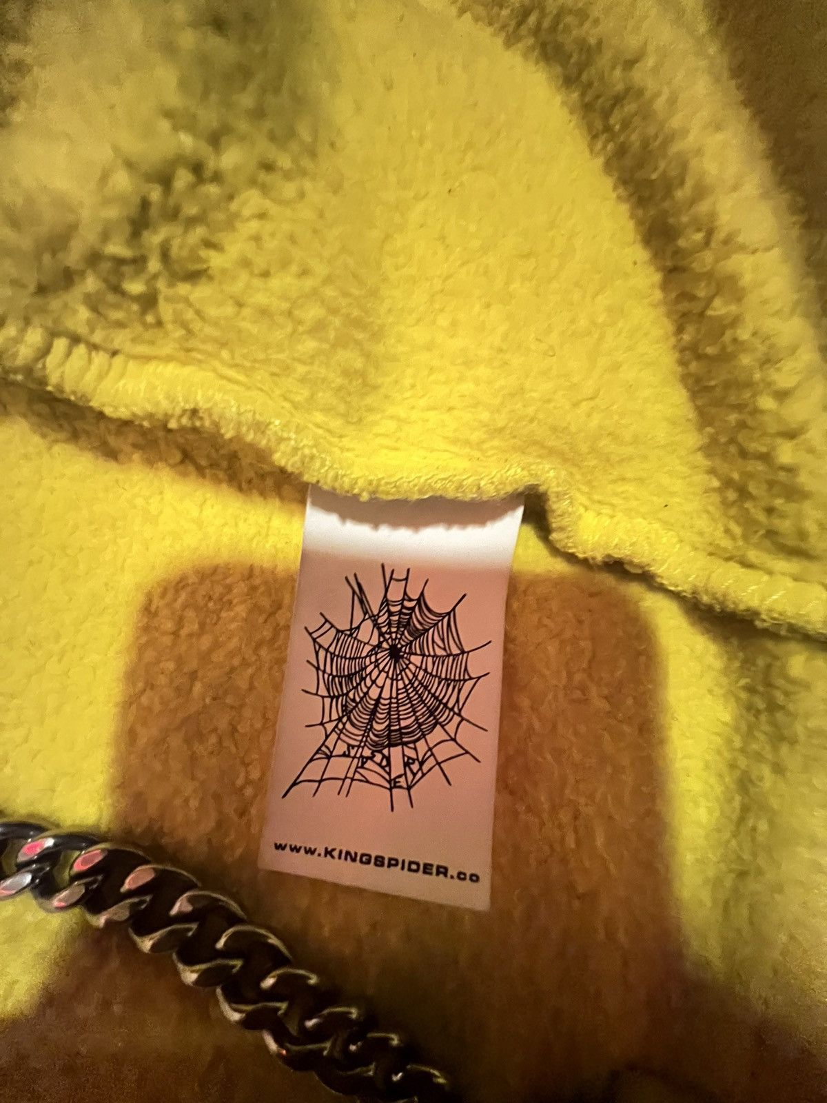 Sp5der Sp5der Yellow Fur Hoodie Size US S / EU 44-46 / 1 - 5 Thumbnail
