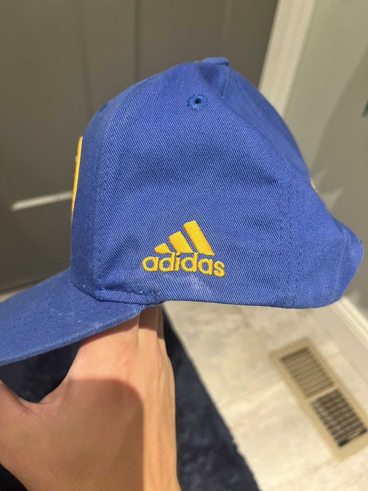 Adidas NBA Adidas Golden State Warriors Hat Size ONE SIZE - 3 Thumbnail