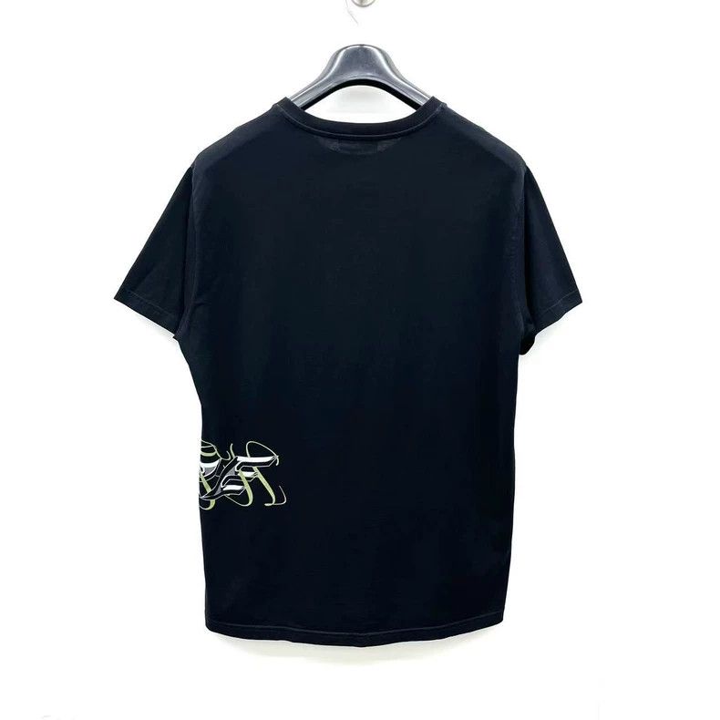 Givenchy Givenchy Black Floral Printed Short Sleeve T-Shirt Size US S / EU 44-46 / 1 - 3 Thumbnail