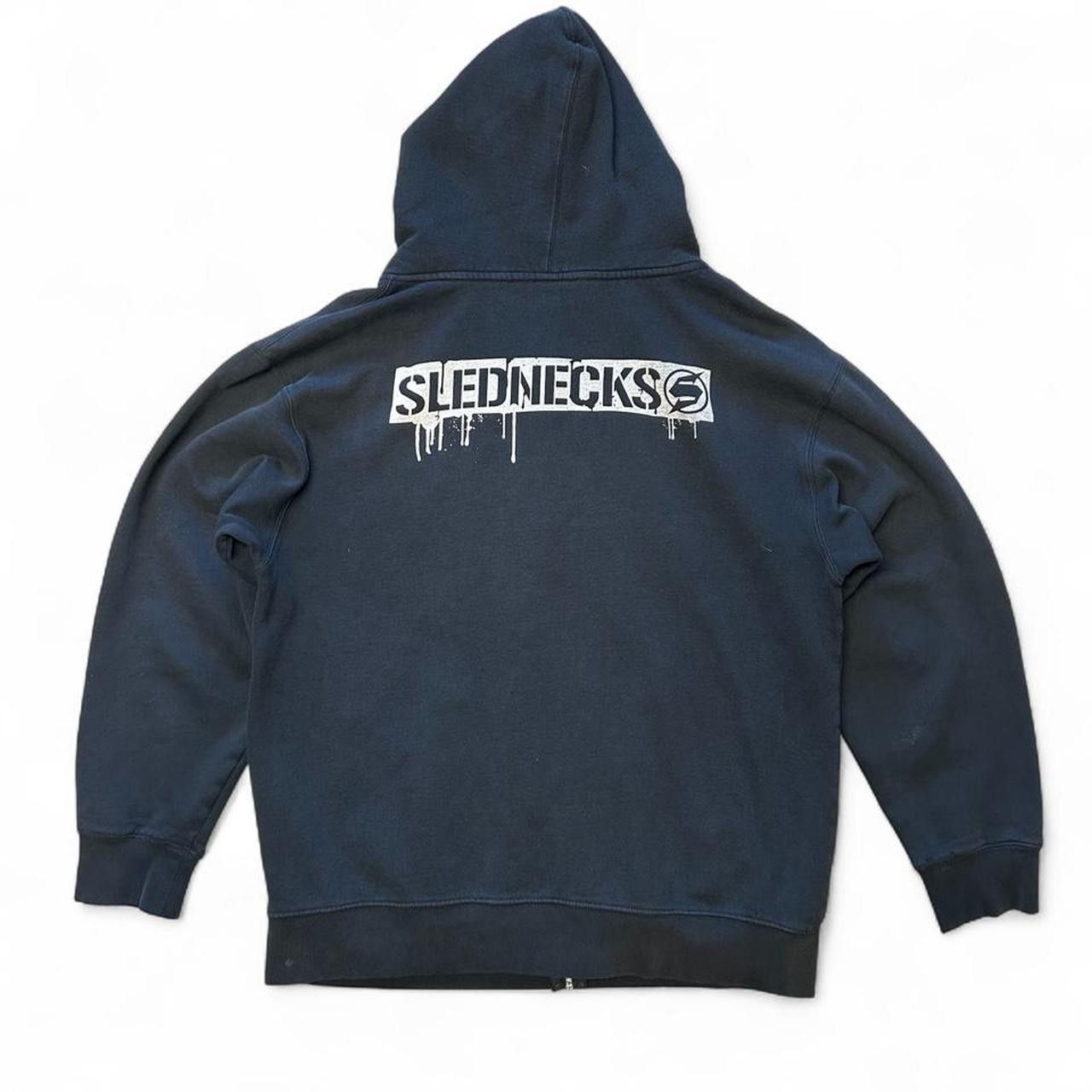 Vintage Vintage Y2K Slednecks Snowboarding Full Zip Hoodie Size L Size US L / EU 52-54 / 3 - 4 Thumbnail