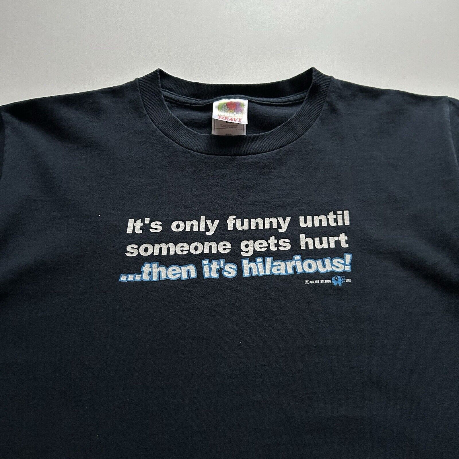 Fruit Of The Loom Vintage Y2K Funny Until Someone Gets Hurt T Shirt Medium Size US M / EU 48-50 / 2 - 2 Thumbnail