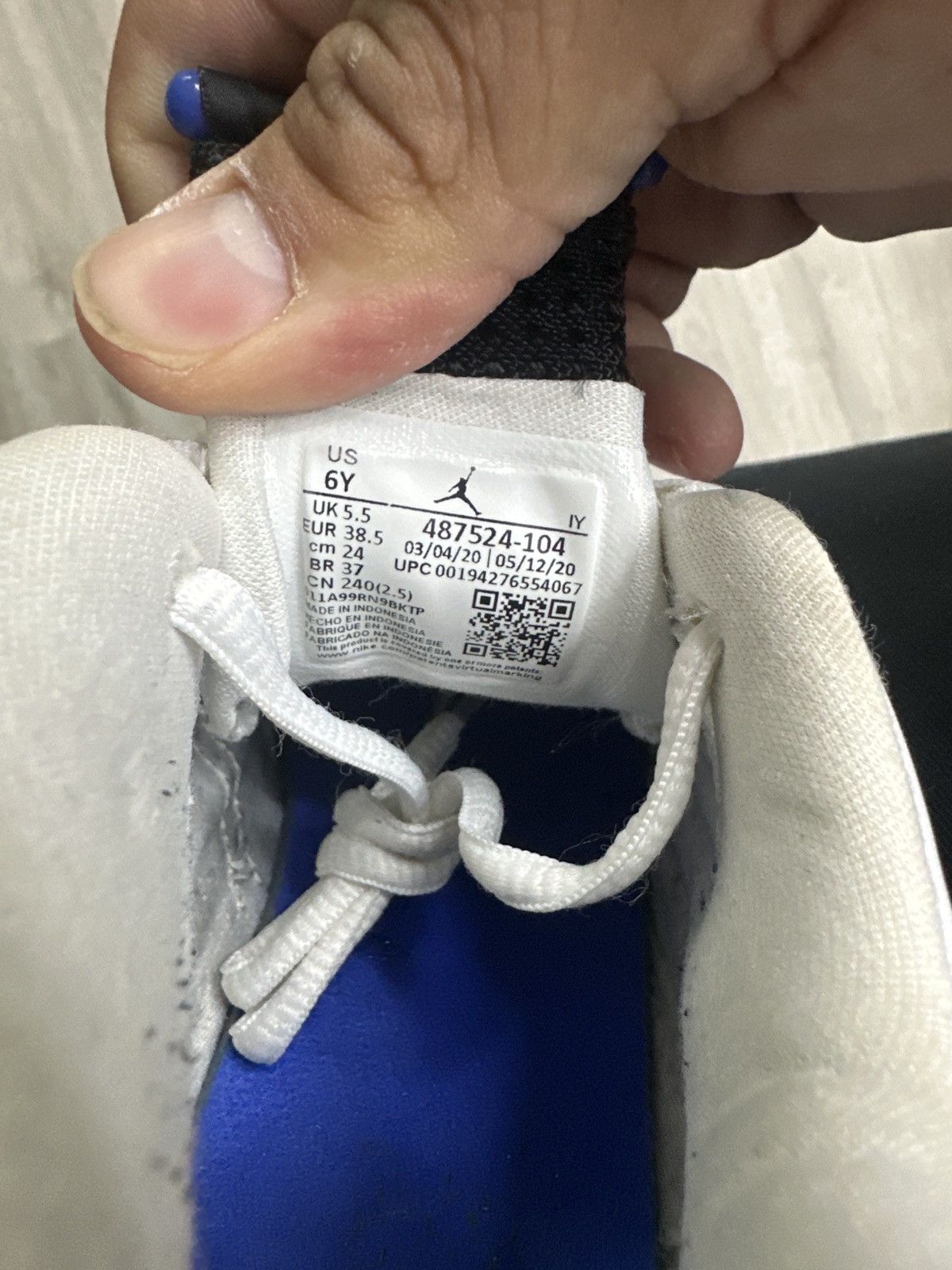 Jordan Brand Air Jordan 14 Hyper Royal Size 6y Size US 6 / EU 39 - 7 Thumbnail
