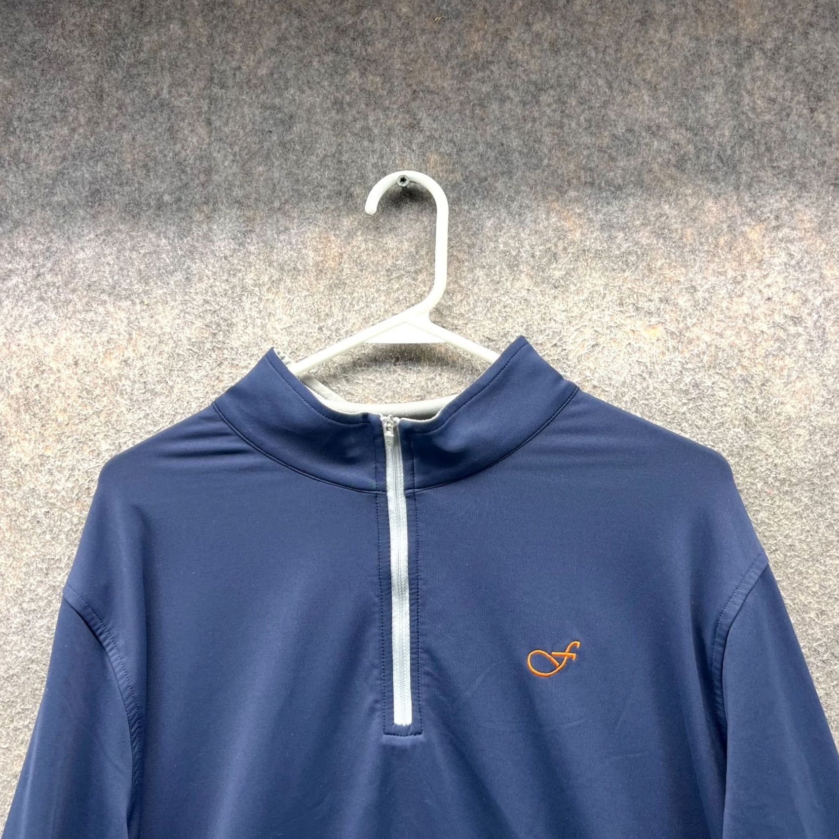 Peter Millar Peter Millar Pullover Sweatshirt Knit Mens XL Blue Zip Mock Neck Golf Logo Preppy All Seasons Shirt Size US XL / EU 56 / 4 - 3 Thumbnail