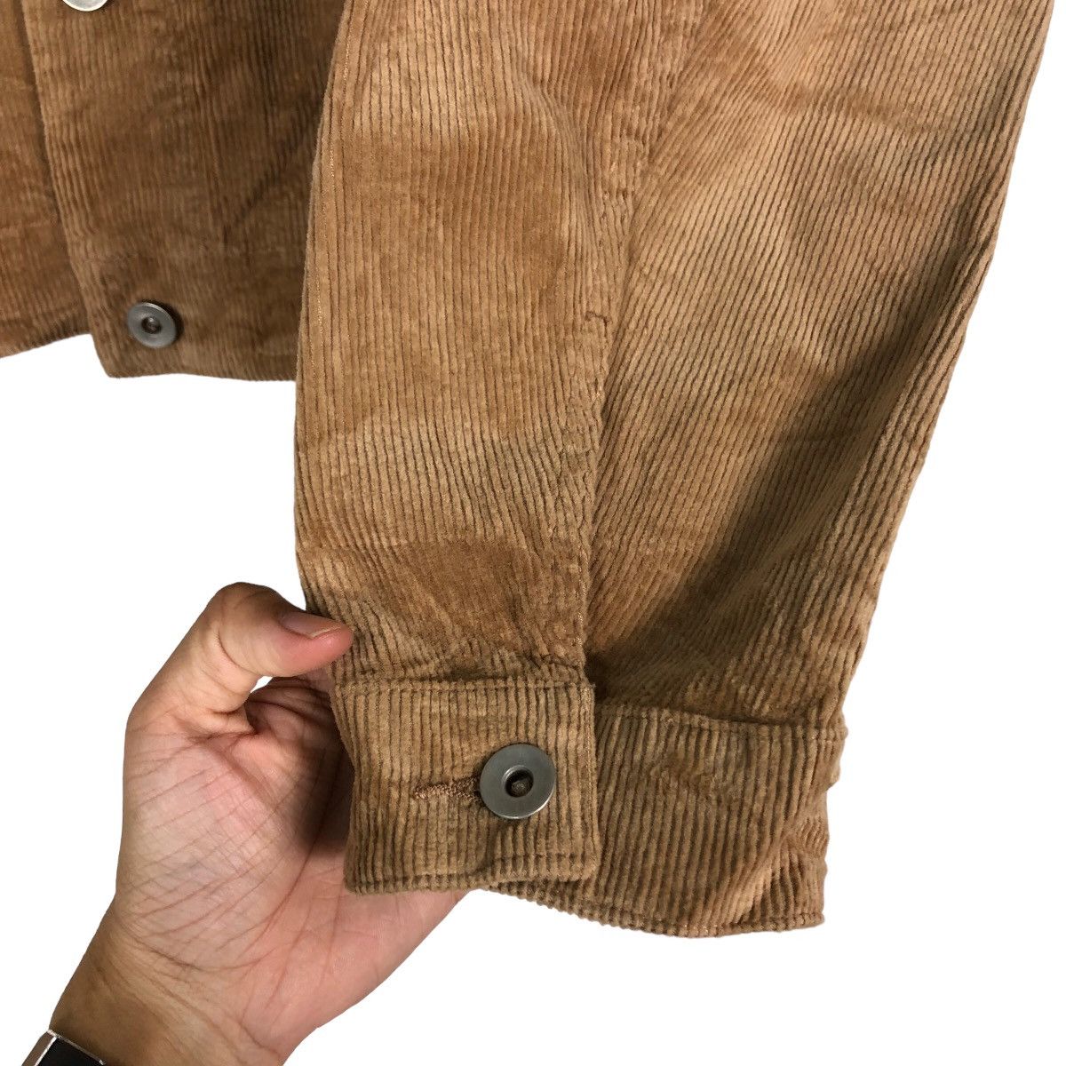 🔥Cropped Biker Jacket Corduroy Uniqlo Japan Issey Miyake