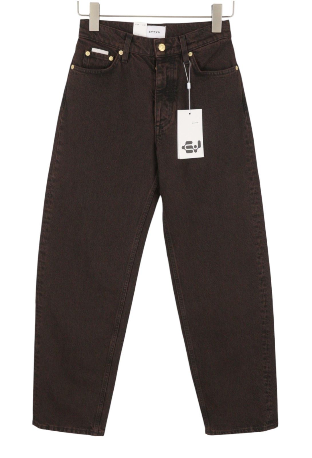 Eytys BENZ SEPIA BAGGY FIT W36/L32 Brown Faded RRP370 88884 Size US 36 / EU 52 - 4 Thumbnail