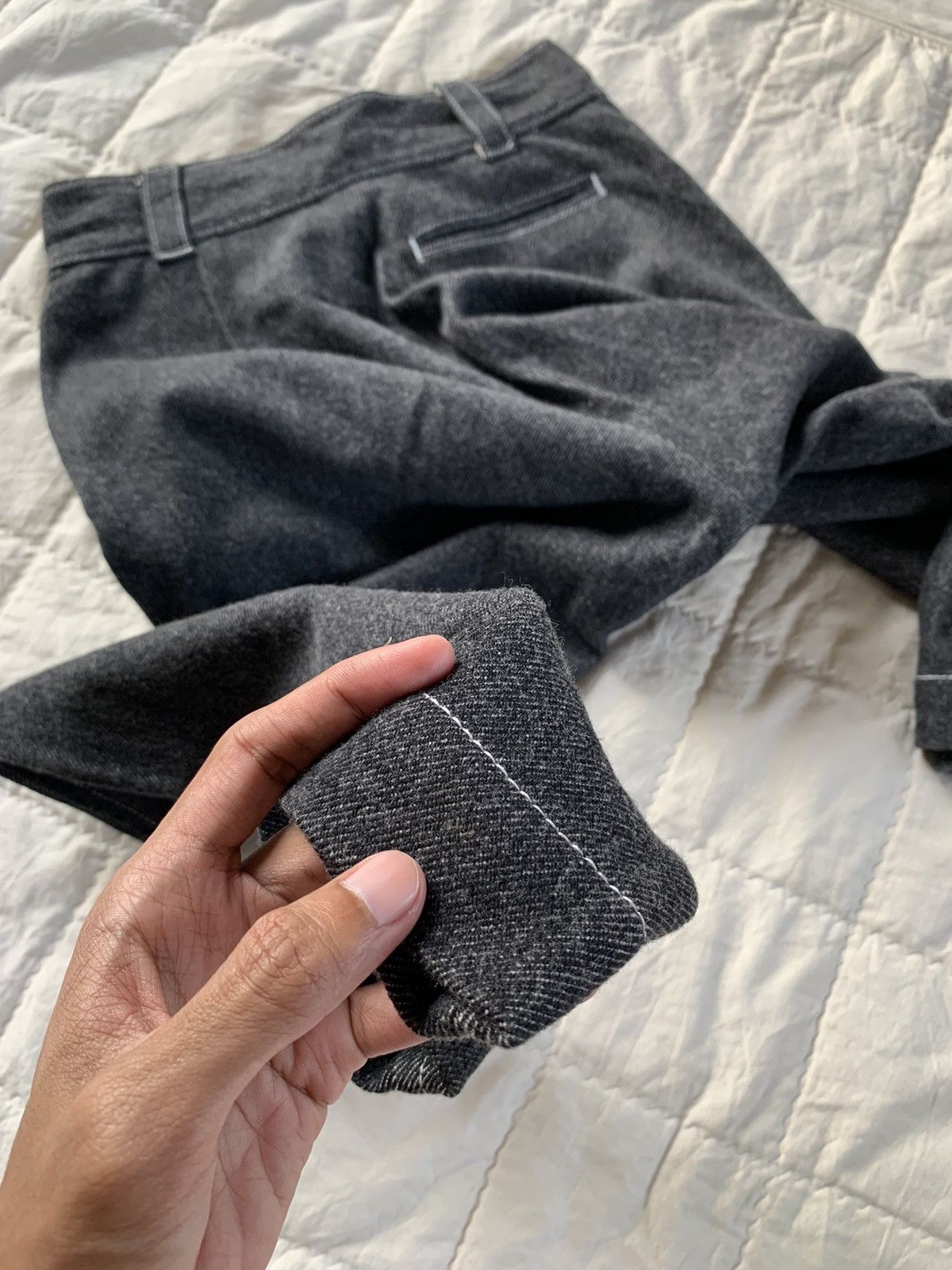 Comme des Garcons AD2003 Tricot Comme des Garcons Wide Trouser Size 30" / US 8 / IT 44 - 16 Thumbnail