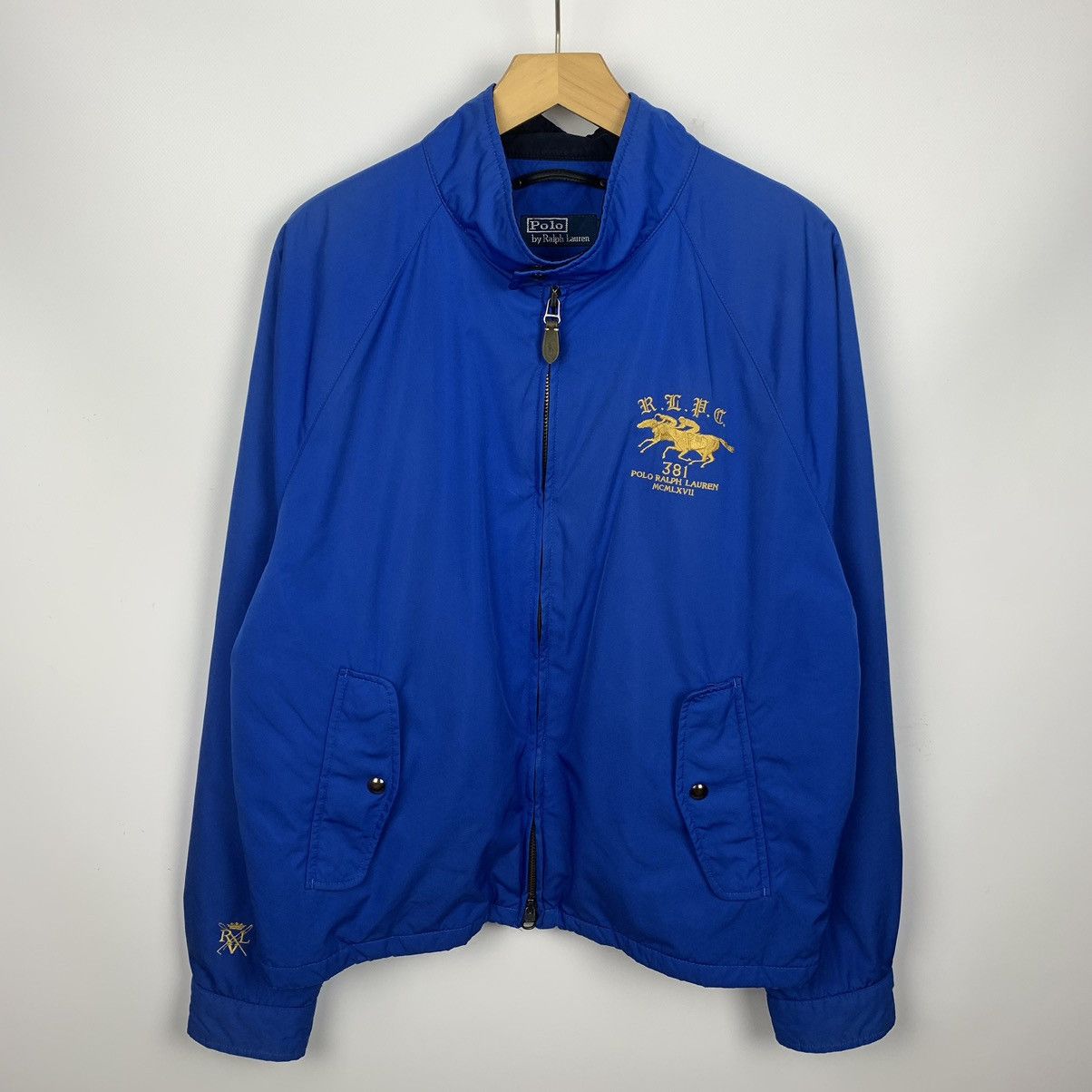 Polo Ralph Lauren Vintage Polo Ralph Lauren Full Zip Jacket Blue Size L Logo Size US L / EU 52-54 / 3 - 1 Thumbnail