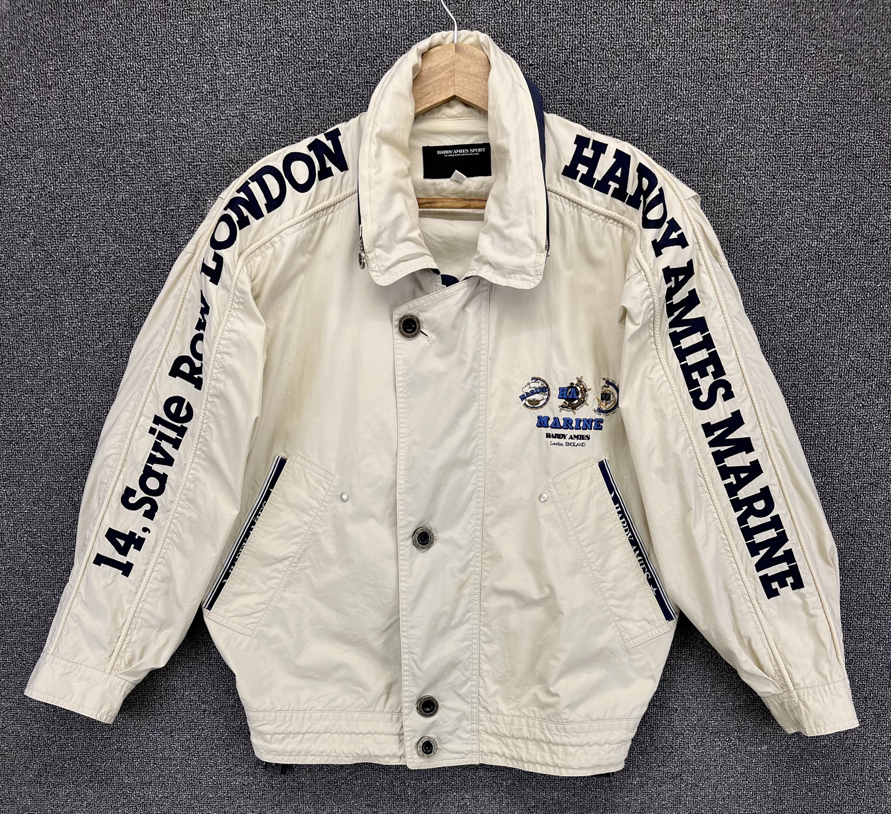 Hardy Amies Vintage Hardy Amies Zip Up Rare Jacket Size M / US 6-8 / IT 42-44 - 1 Thumbnail