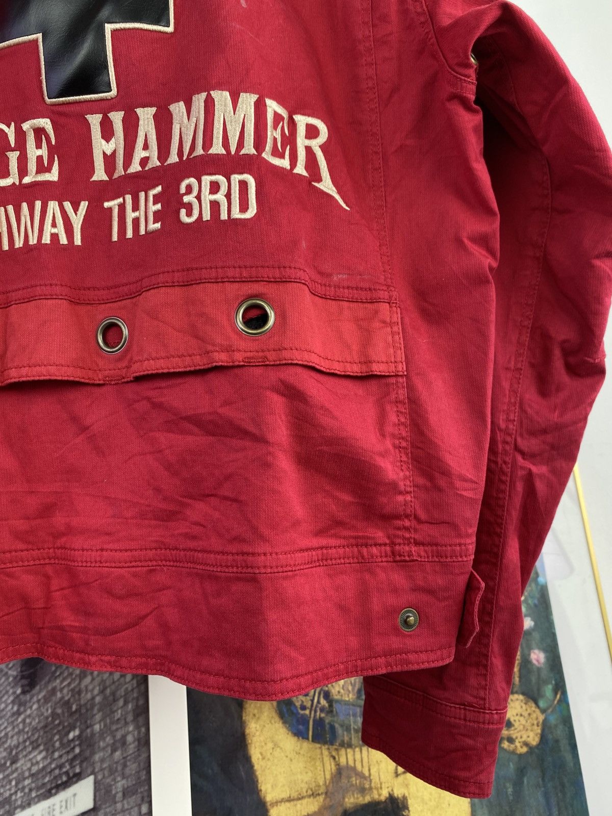 YELLOW CORN 90’s Yellow Corn Sledge Hammer Highway Motorcycle Jacket Size US L / EU 52-54 / 3 - 9 Thumbnail