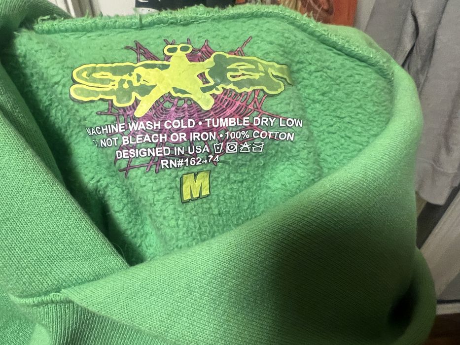 Spider Worldwide Sp5der Web Hoodie 'Slime Green' | Grailed