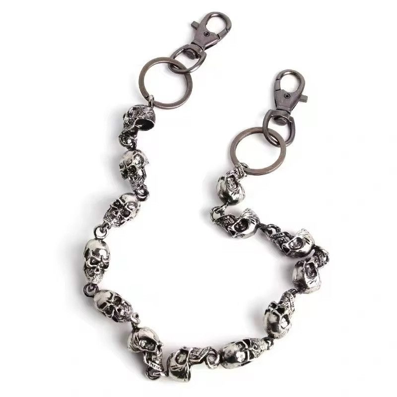 Jewelry Gothic Punk Men Skulls Pant Chain Size ONE SIZE - 5 Thumbnail