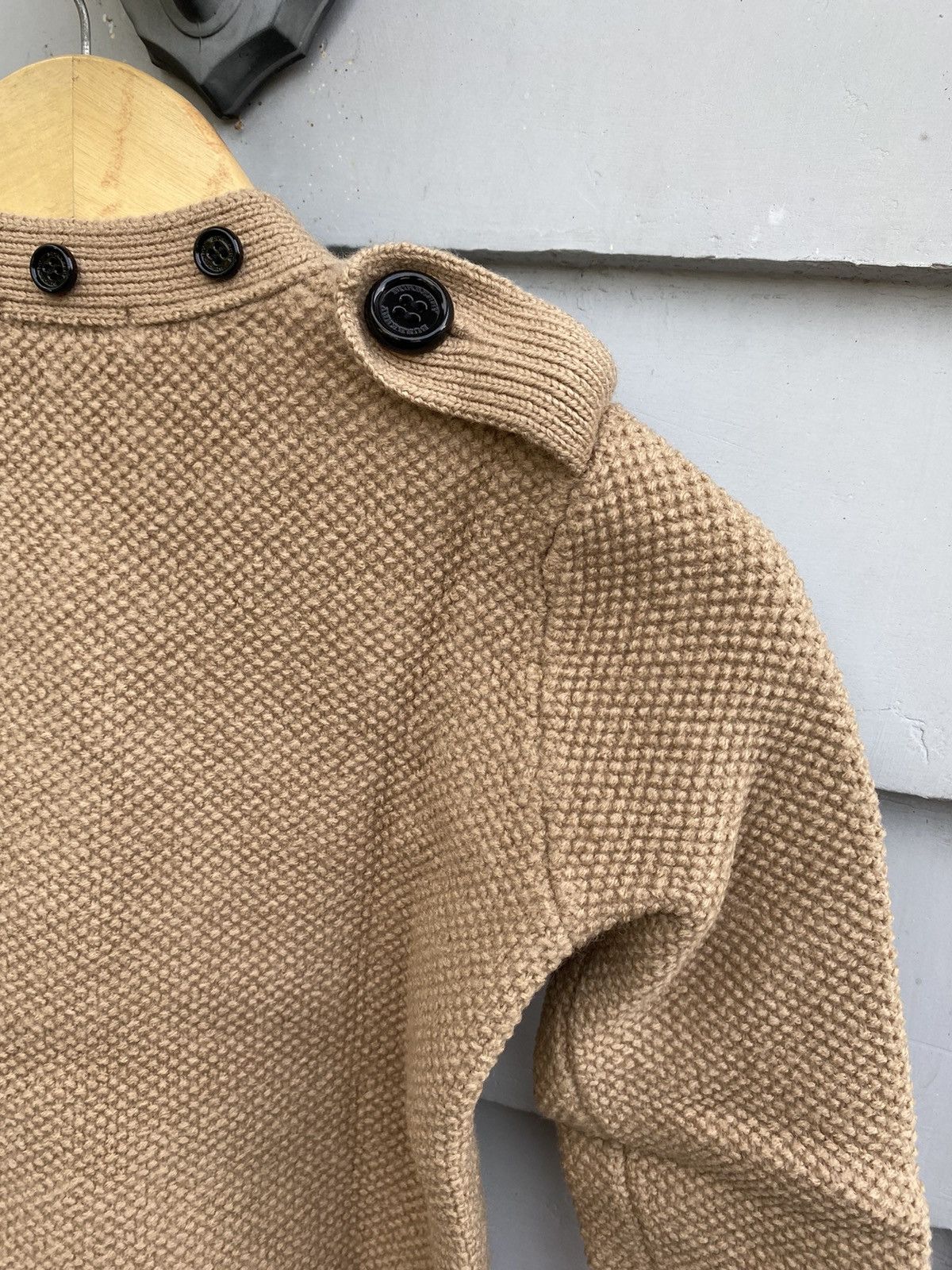 Burberry Burberry London Knit Coat Field Jacket Vintage Heritage Look Size XS / US 0-2 / IT 36-38 - 14 Thumbnail