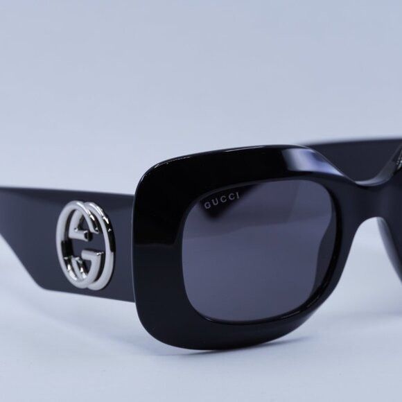 Gucci 🕶️ New Gucci GG1695S 001 Sunglasses - Black Frame Size ONE SIZE - 3 Thumbnail