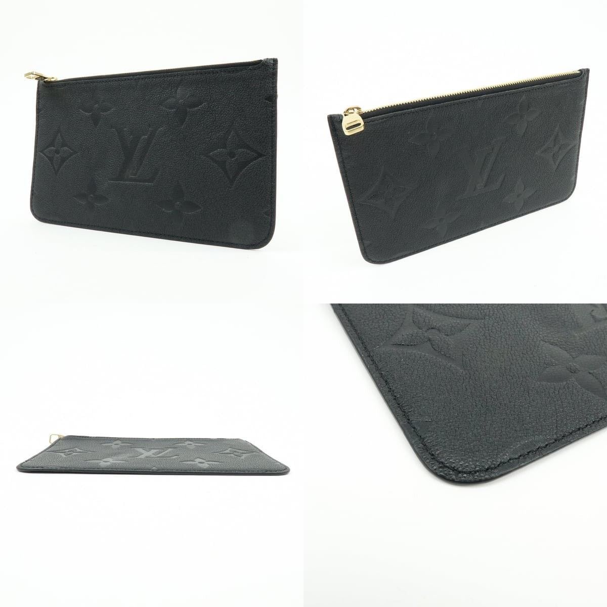 Louis Vuitton Louis Vuitton Monogram Empreinte Pochette Calfskin Black Size ONE SIZE - 3 Thumbnail
