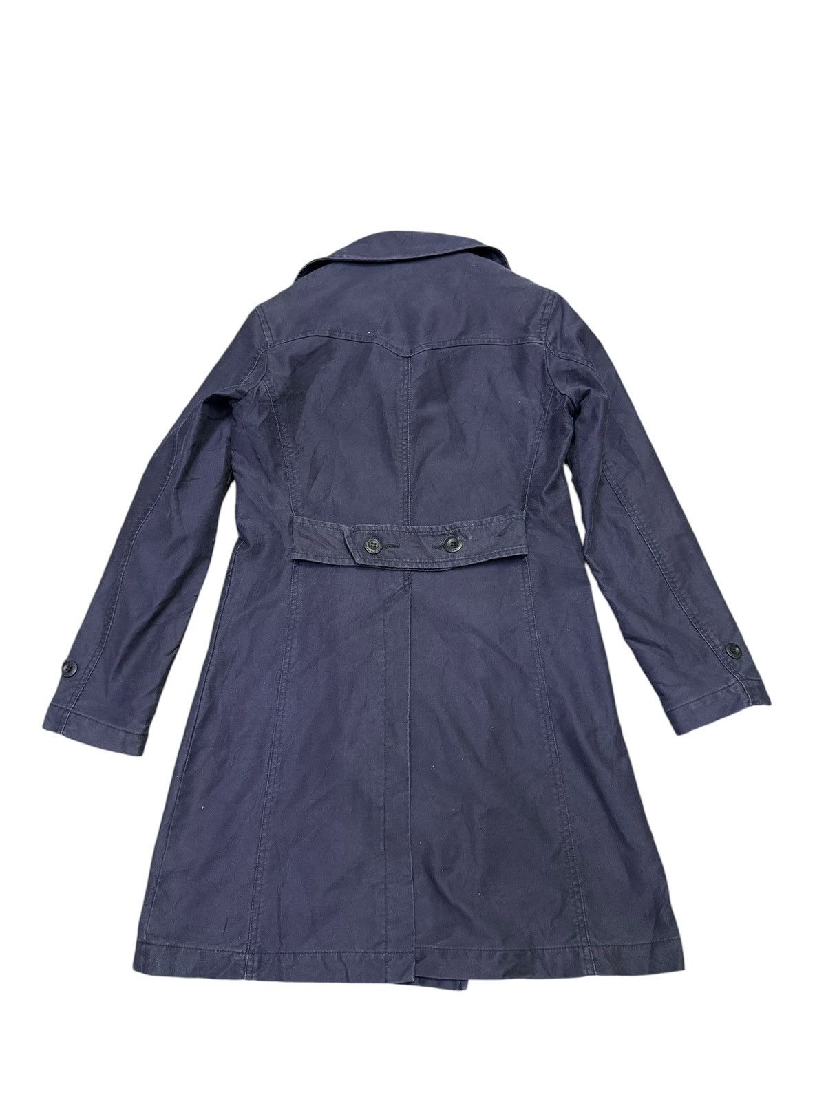 Hysteric Glamour Hysteric Glamour Navy Blue Trench Coat Size S / US 4 / IT 40 - 8 Thumbnail