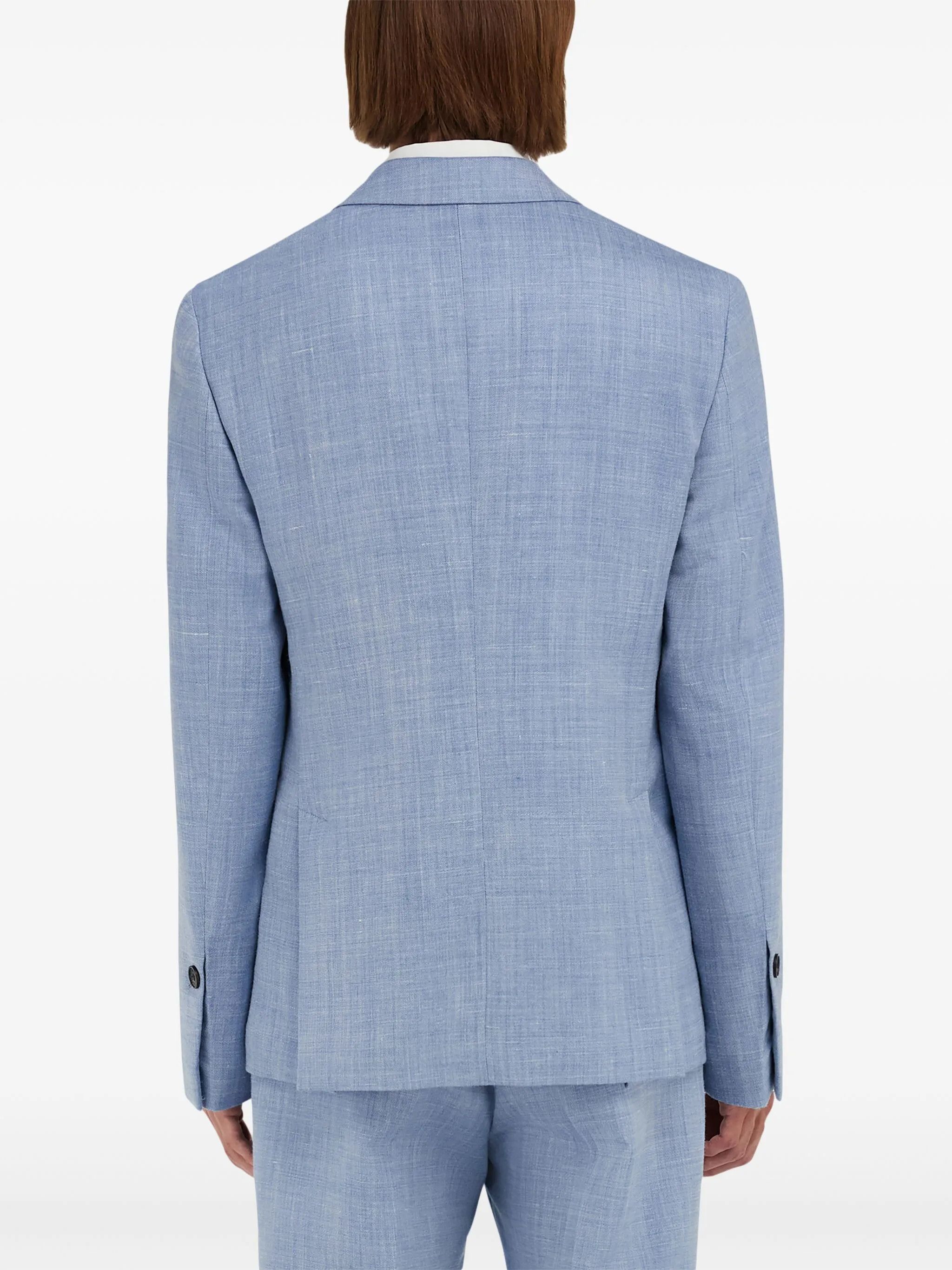 Salvatore Ferragamo o1s1rm0226 Single-breasted Blazer in Blue Size US S / EU 44-46 / 1 - 4 Thumbnail