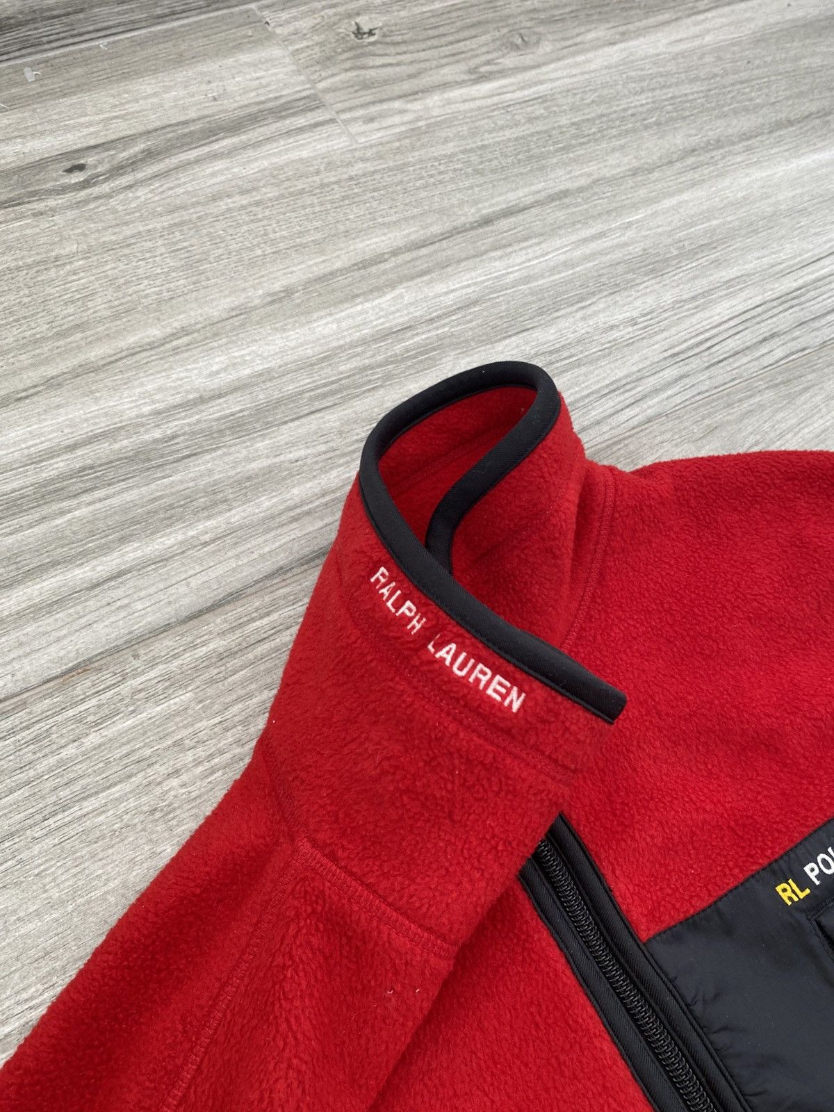 Polo Ralph Lauren VINTAGE POLO RALPH LAUREN FLEECE VEST NYLON HIDE-AWAY HOOD Size US M / EU 48-50 / 2 - 10 Thumbnail