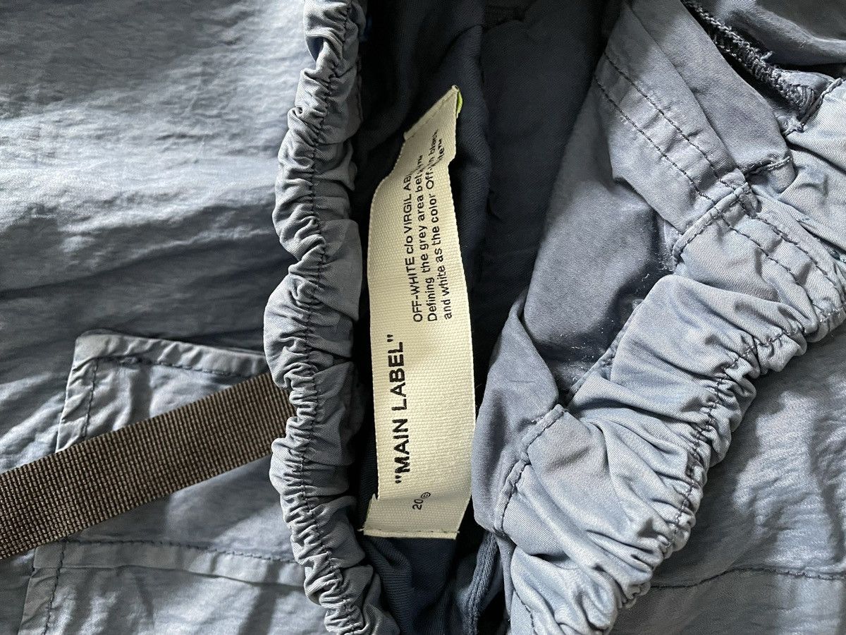 Off-White Off-White Virgil Abloh Blue Parachute Cargo Pants NWT Size US 34 / EU 50 - 6 Thumbnail