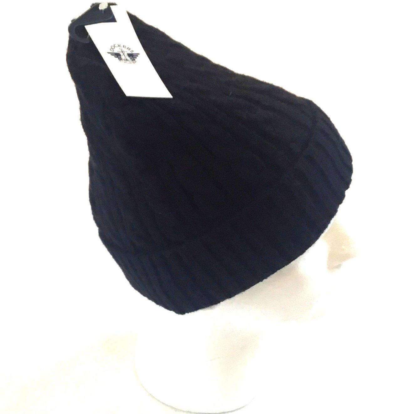 Dockers Dockers Knit Cap Logo Black NWT $24.99 Size ONE SIZE - 3 Thumbnail