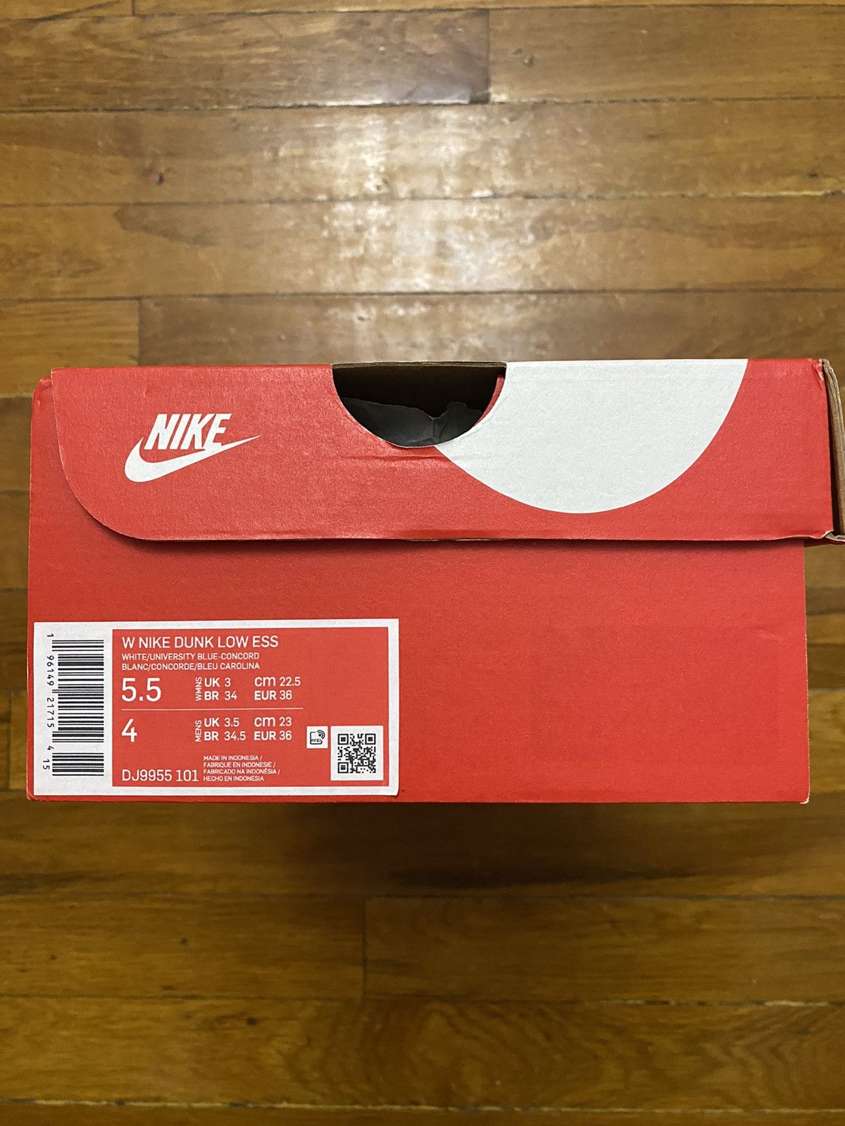 Nike Size 5.5W / 4M - Nike Dunk Low University Blue UNC Blue Size US 5.5 / IT 35.5 - 8 Thumbnail